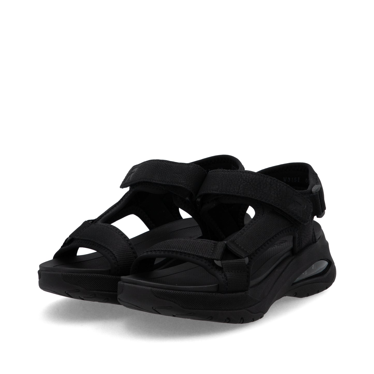 Rieker Woman's Sandals - Black | W3151-00