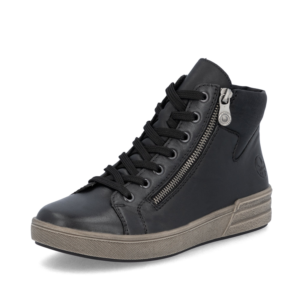 Black Zip Boots for Women | Rieker X0709-01