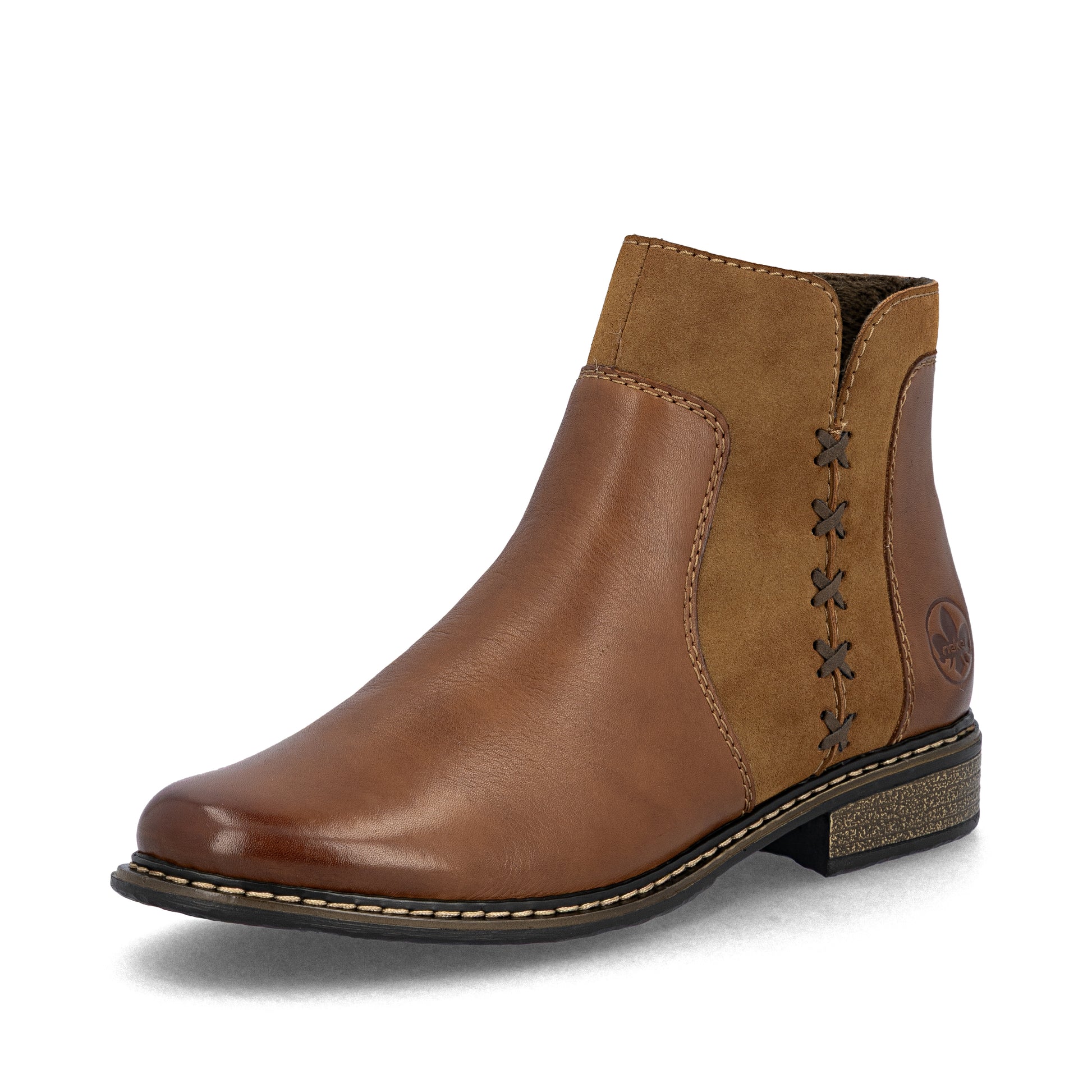 Brown Zip Boots for Women | Rieker Z4951-24