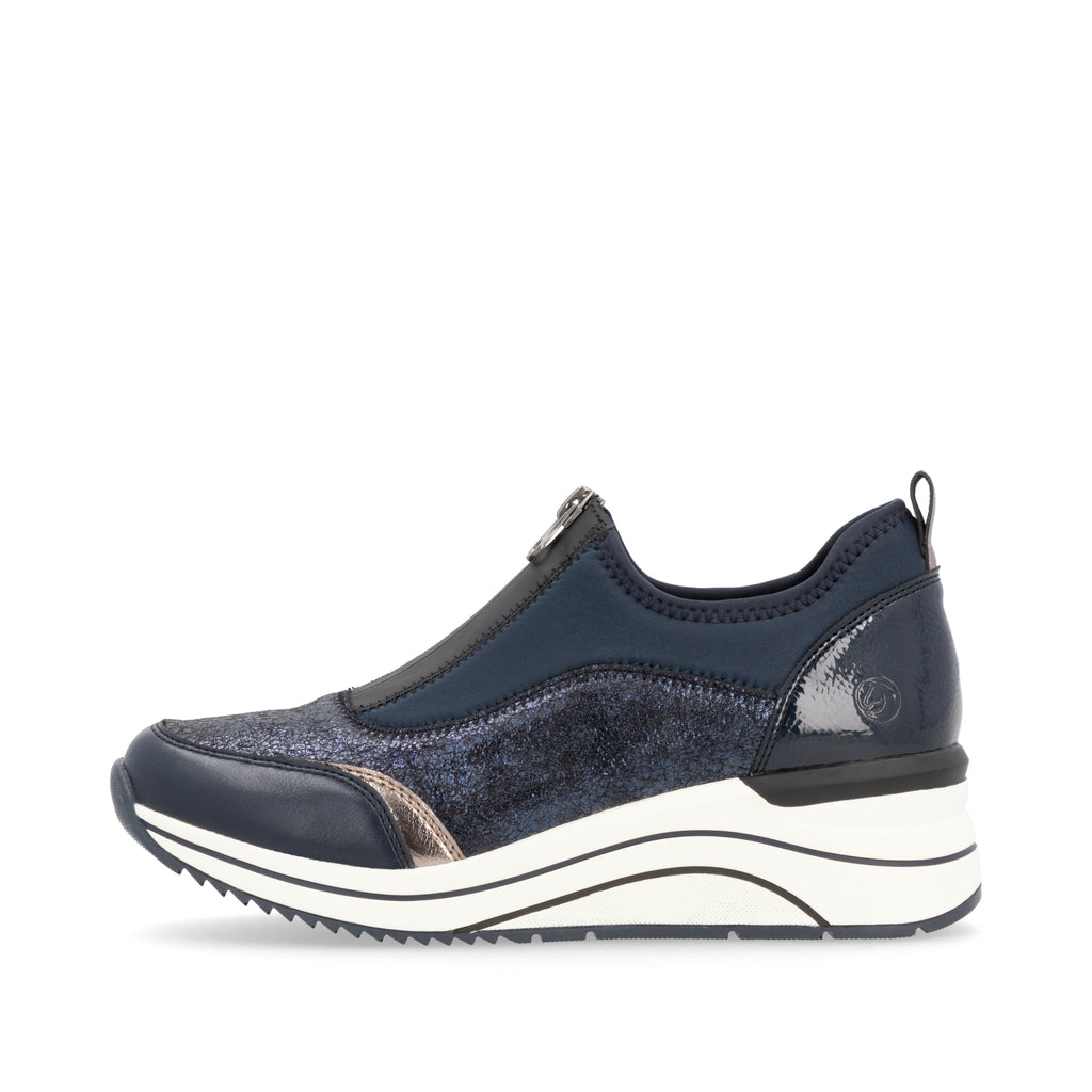 Blue Zip Shoes for Women | Remonte D0T08-12