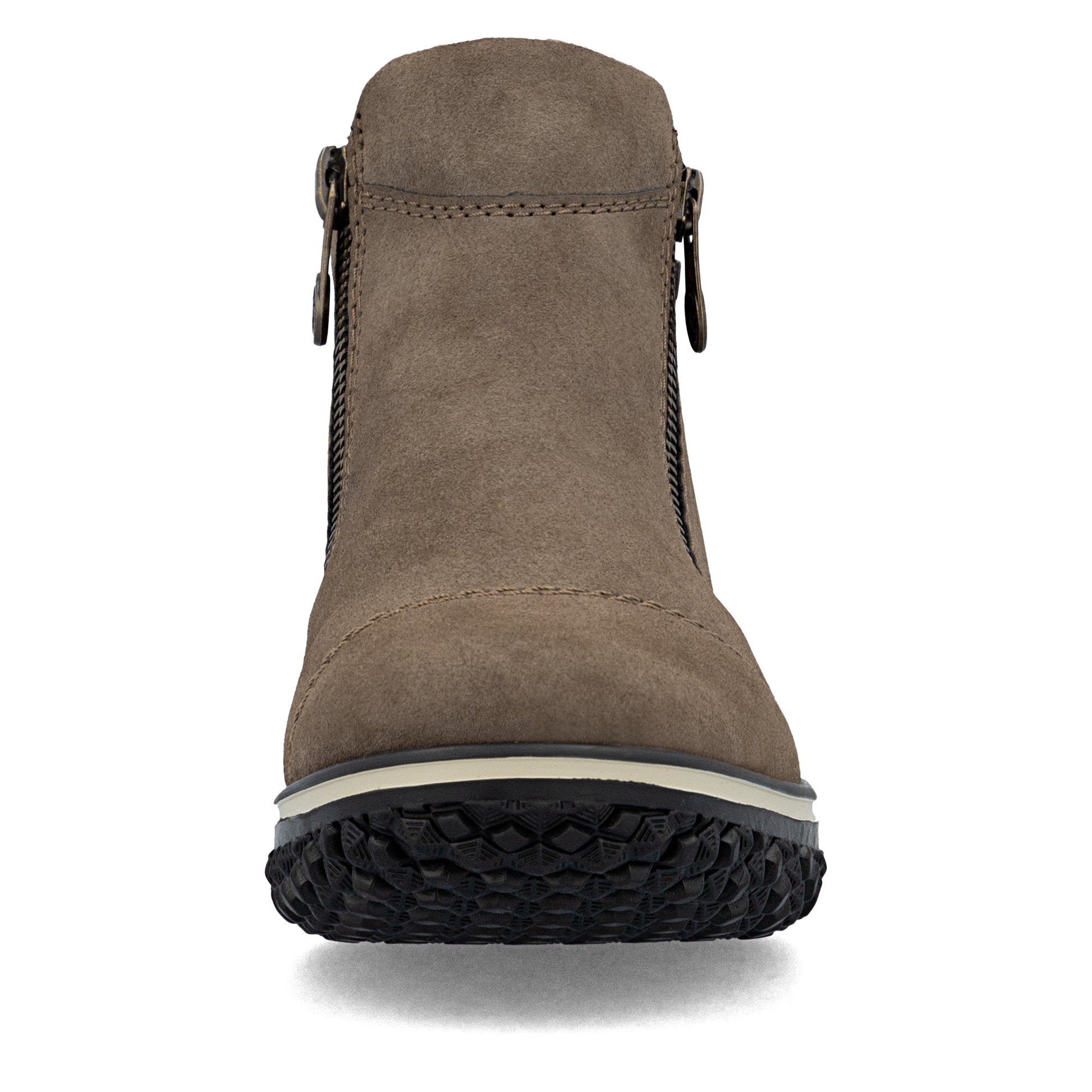 Brown Zip Boots for Women | Rieker Z4265-24