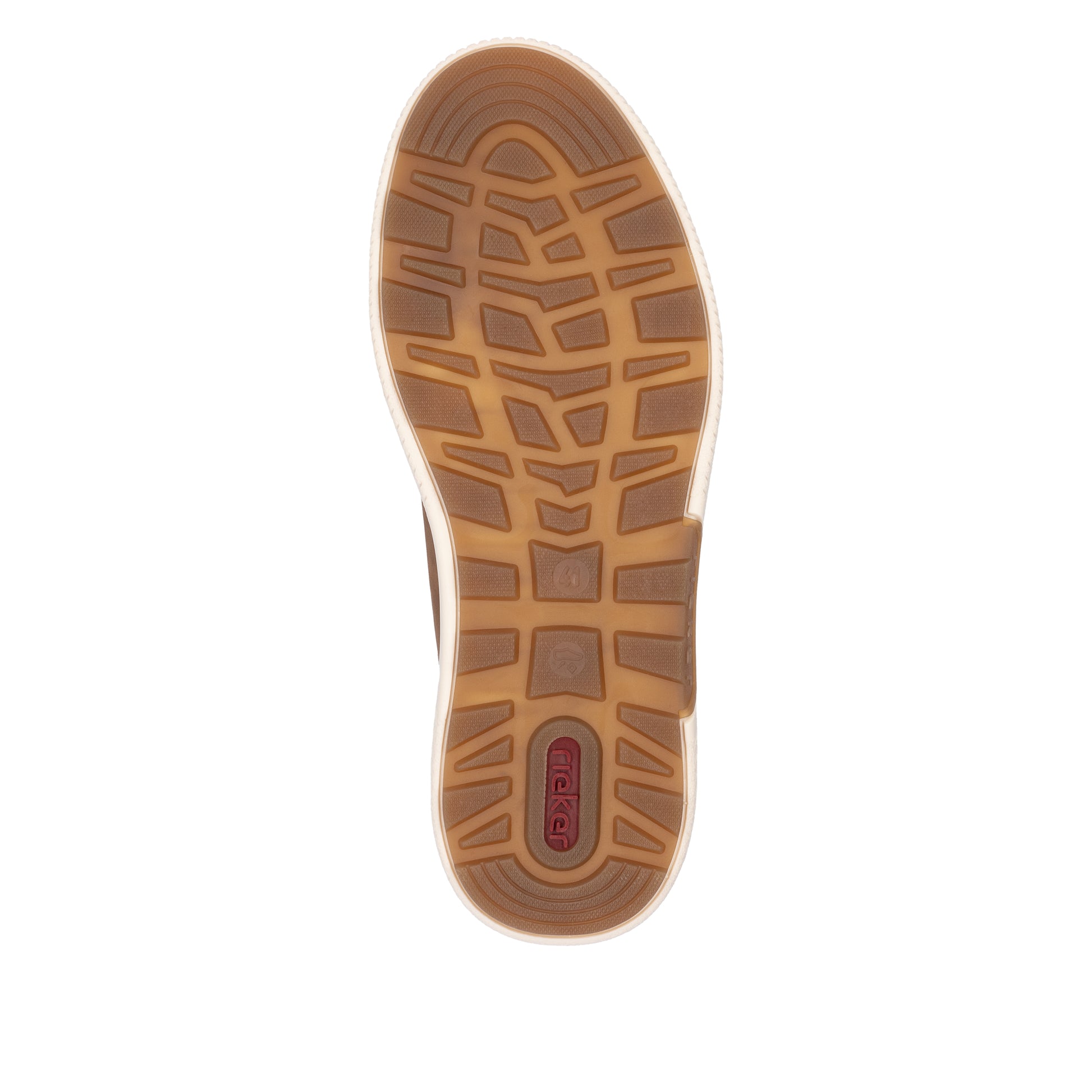 Brown Elasticated Shoes for Men | Rieker B3357-24