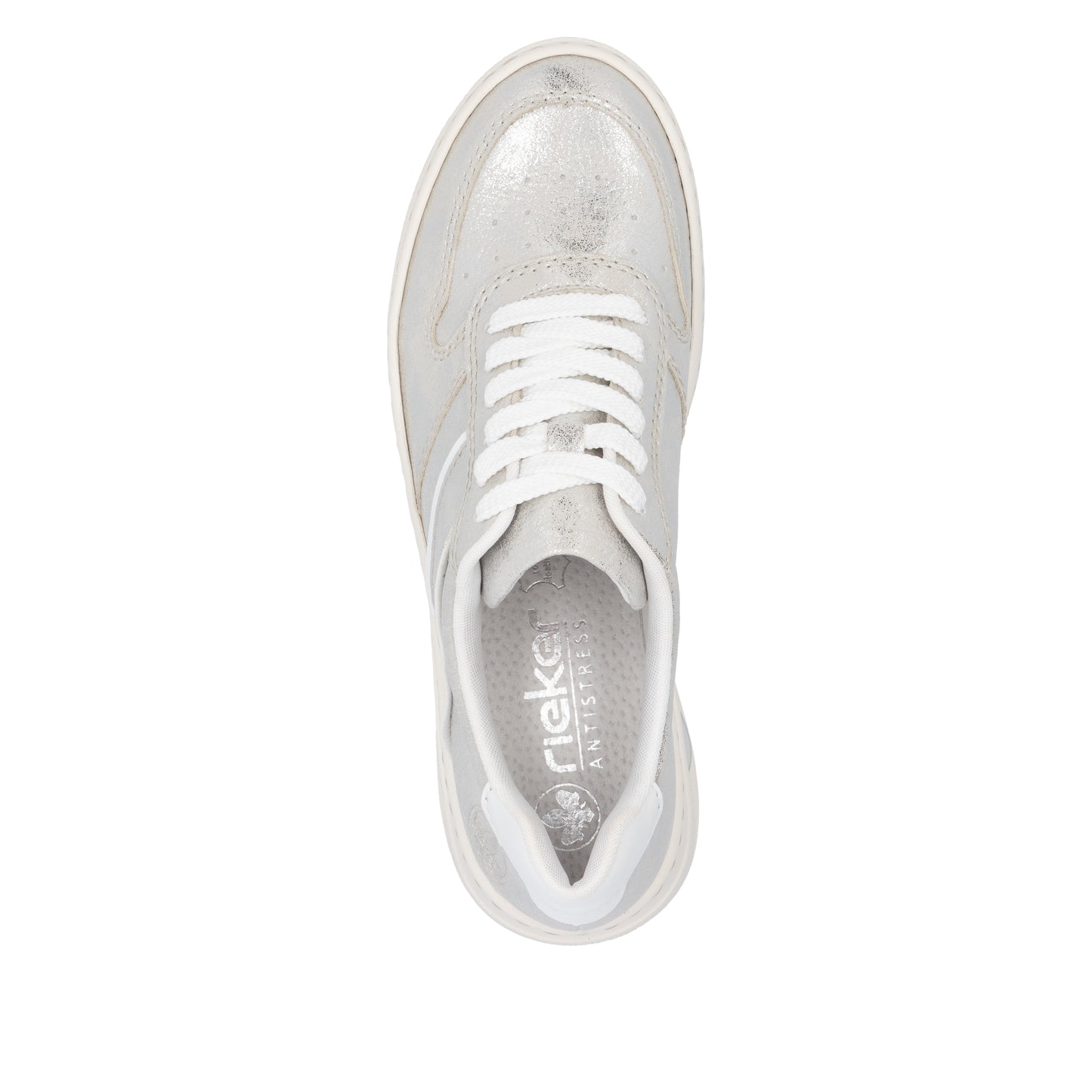 Rieker Women's Trainer - Silver/Platinum | N6402-40