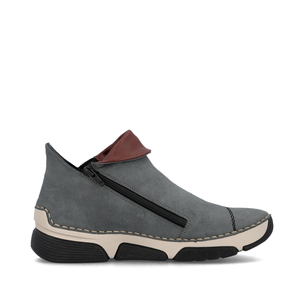 Blue Zip Boots for Women | Rieker 45983-14