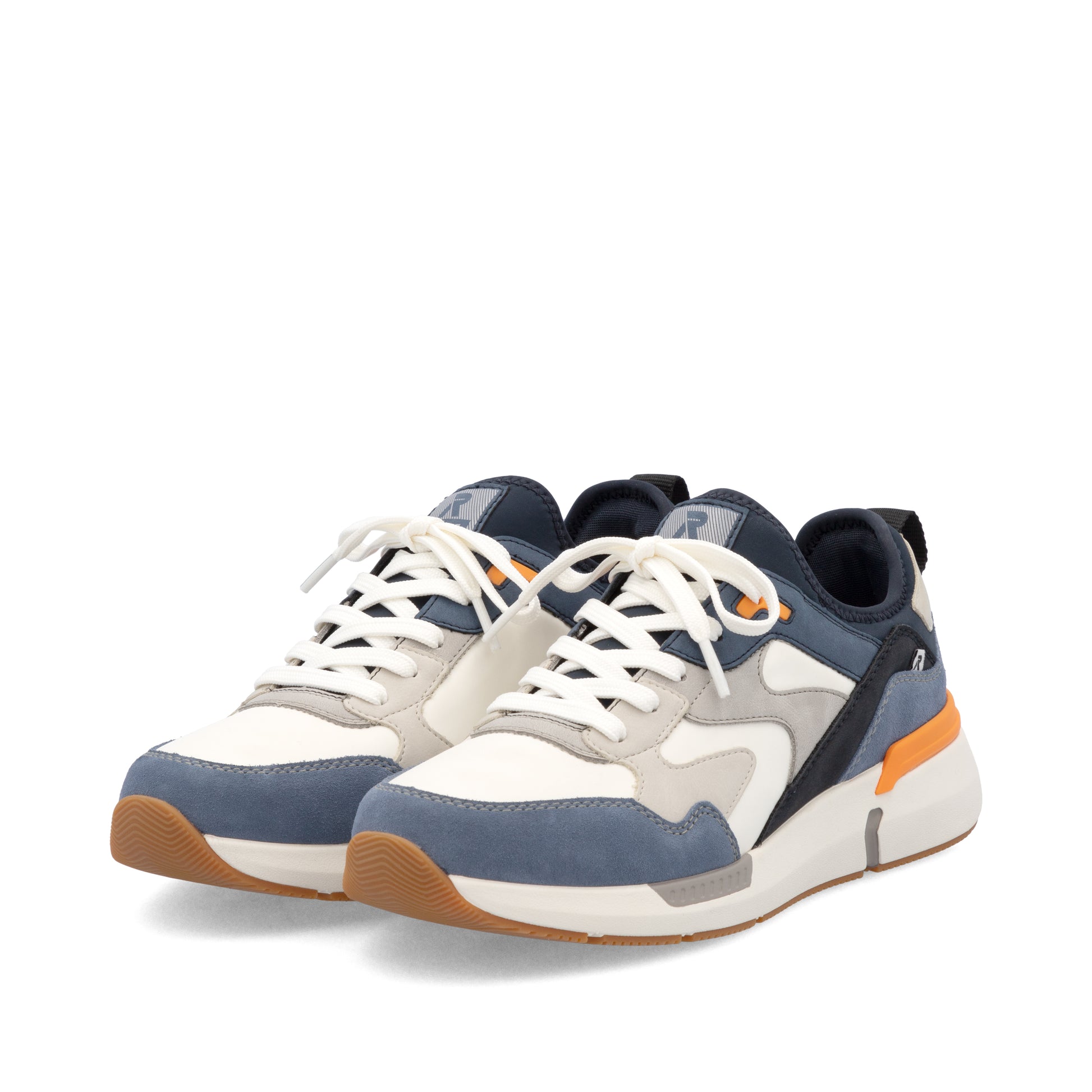 Blue Elasticated Shoes for Men | Rieker U1403-14