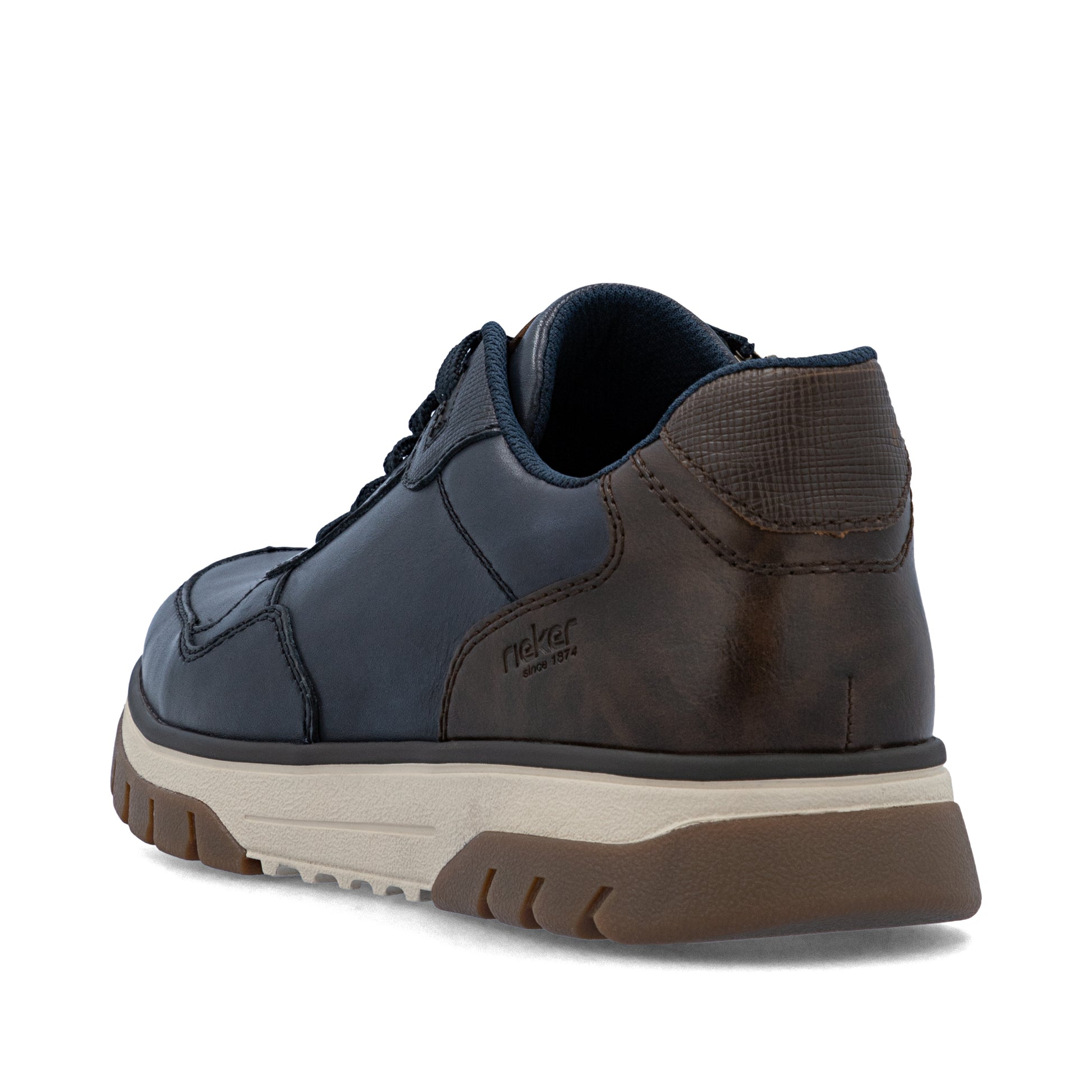 Blue Zip Shoes for Men | Rieker B9301-14