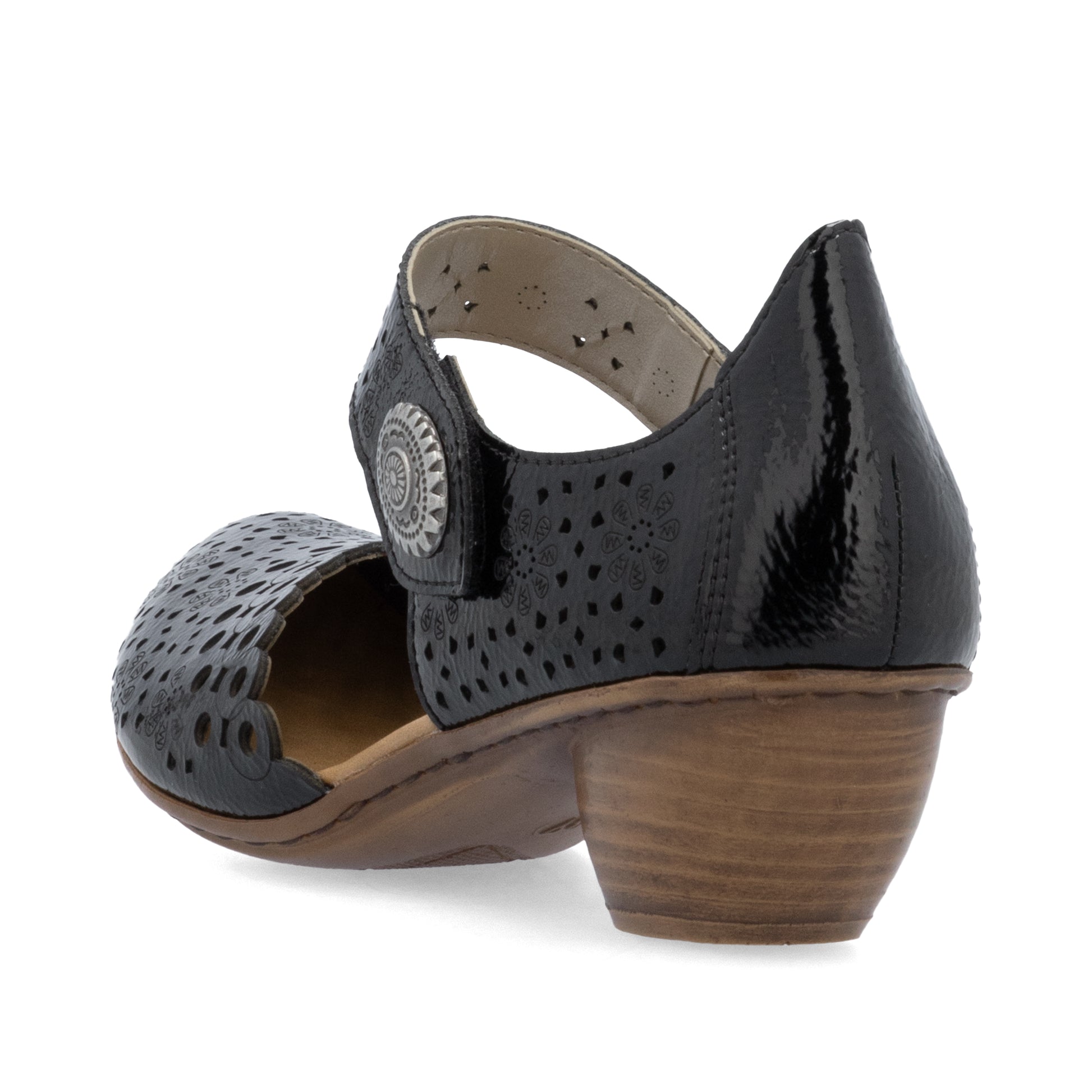 Black Hook & Loop Shoes for Women | Rieker 43753-02