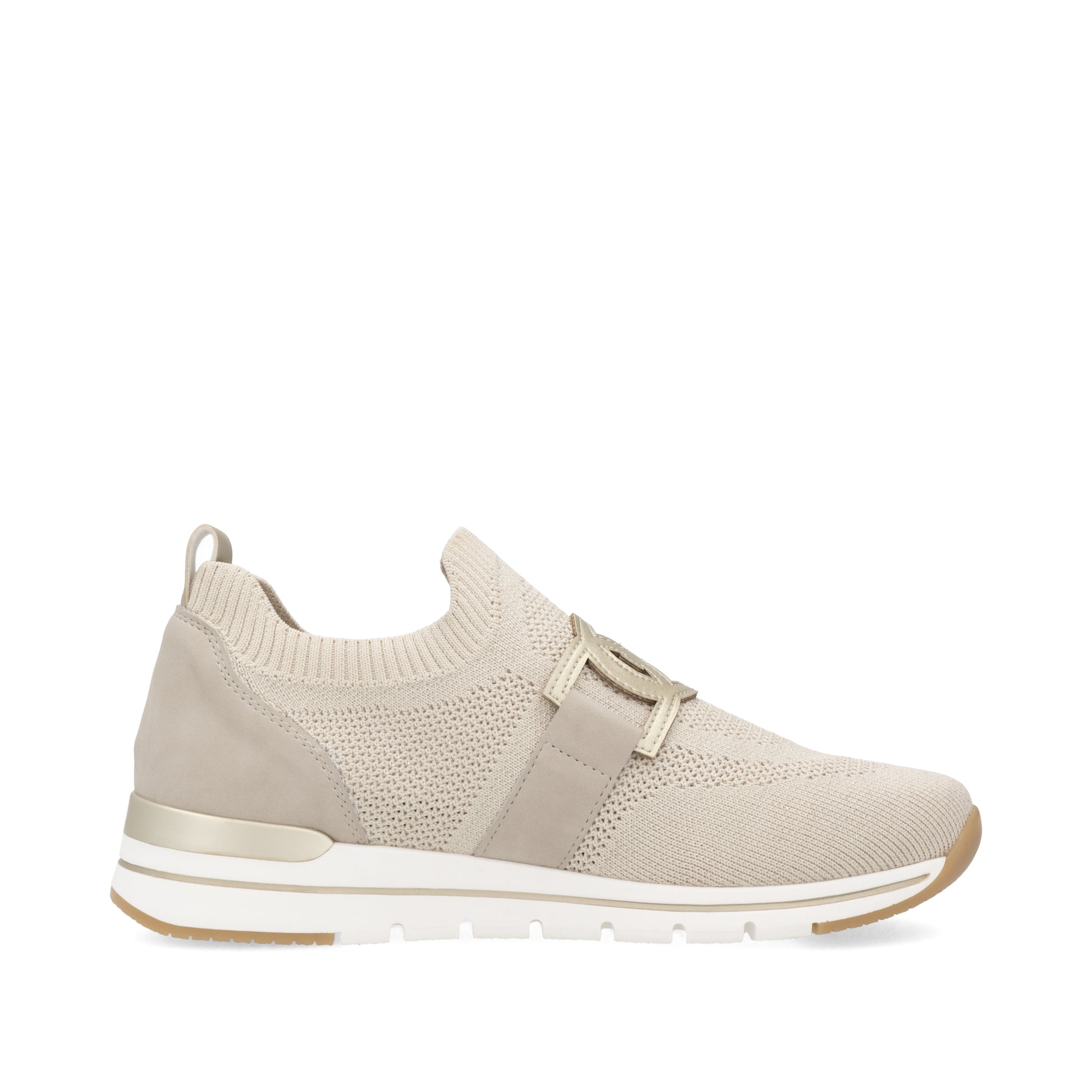 Beige Elasticated Shoes for Women | Remonte R6713-60