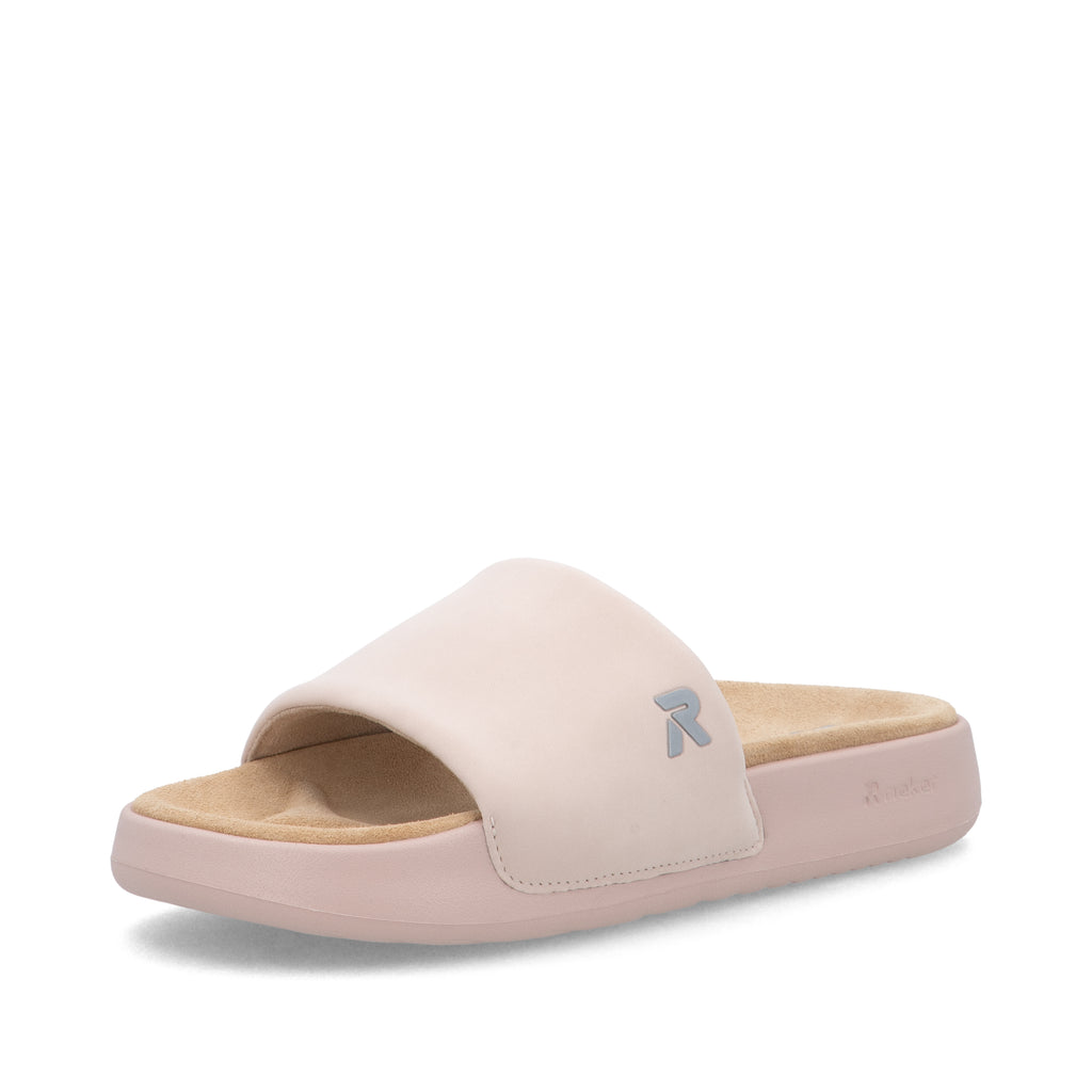 Pink Slip-On Sandals for Women | Rieker W3250-31