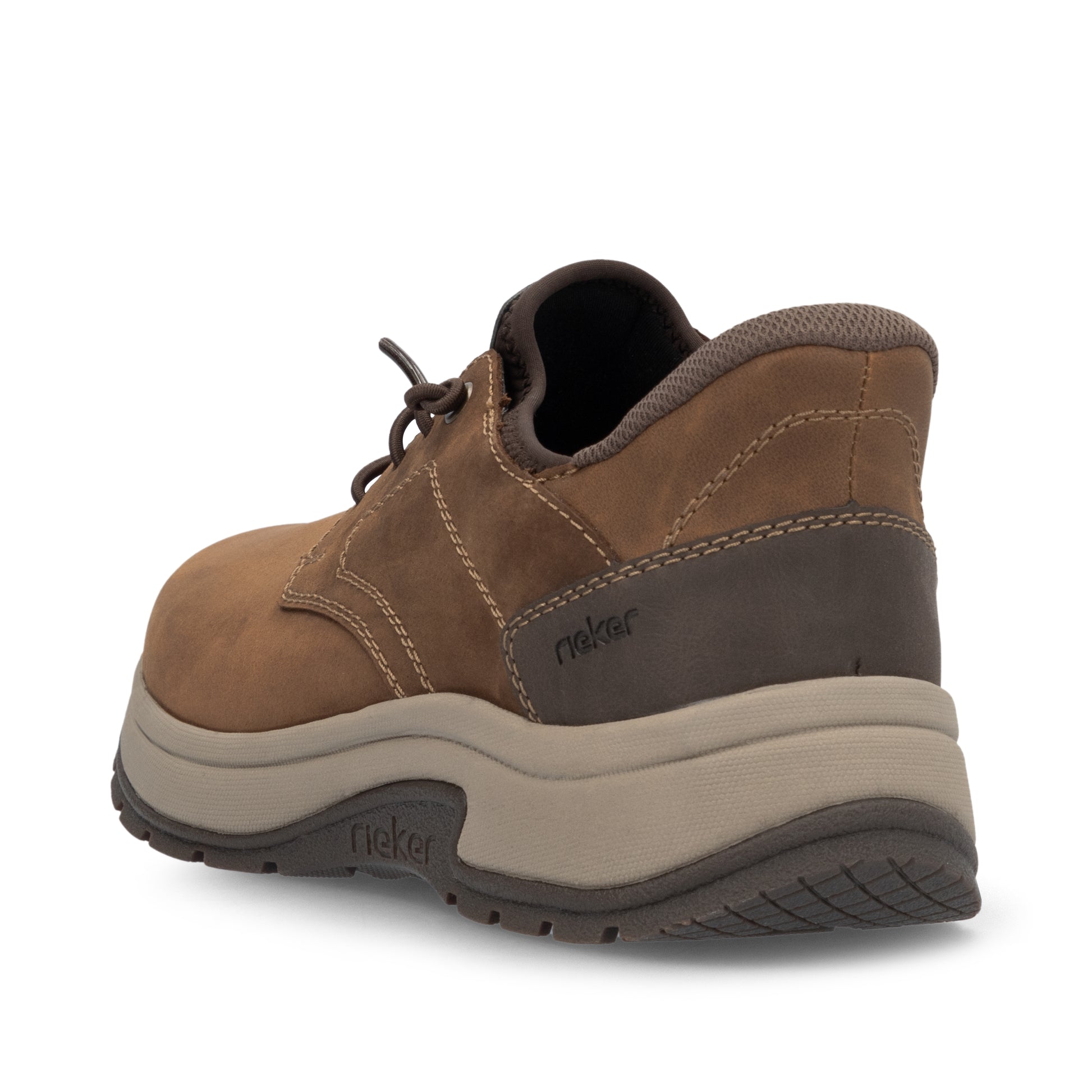 Brown Elasticated Shoes for Men | Rieker 11050-22