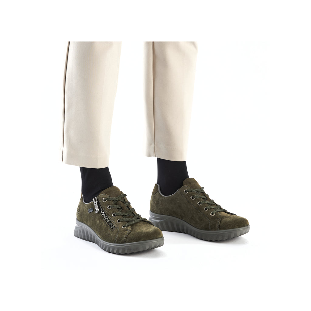 Green Zip Shoes for Women | Rieker 59000-54