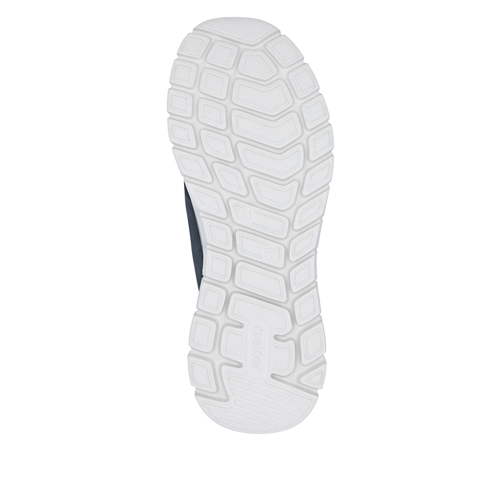 Blue Elasticated Shoes for Men | Rieker B6658-14