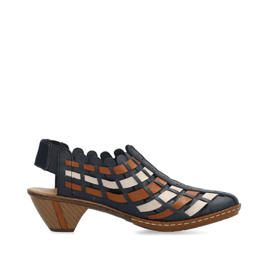 Rieker Women's Slingback Shoe - Blue | 46778-14