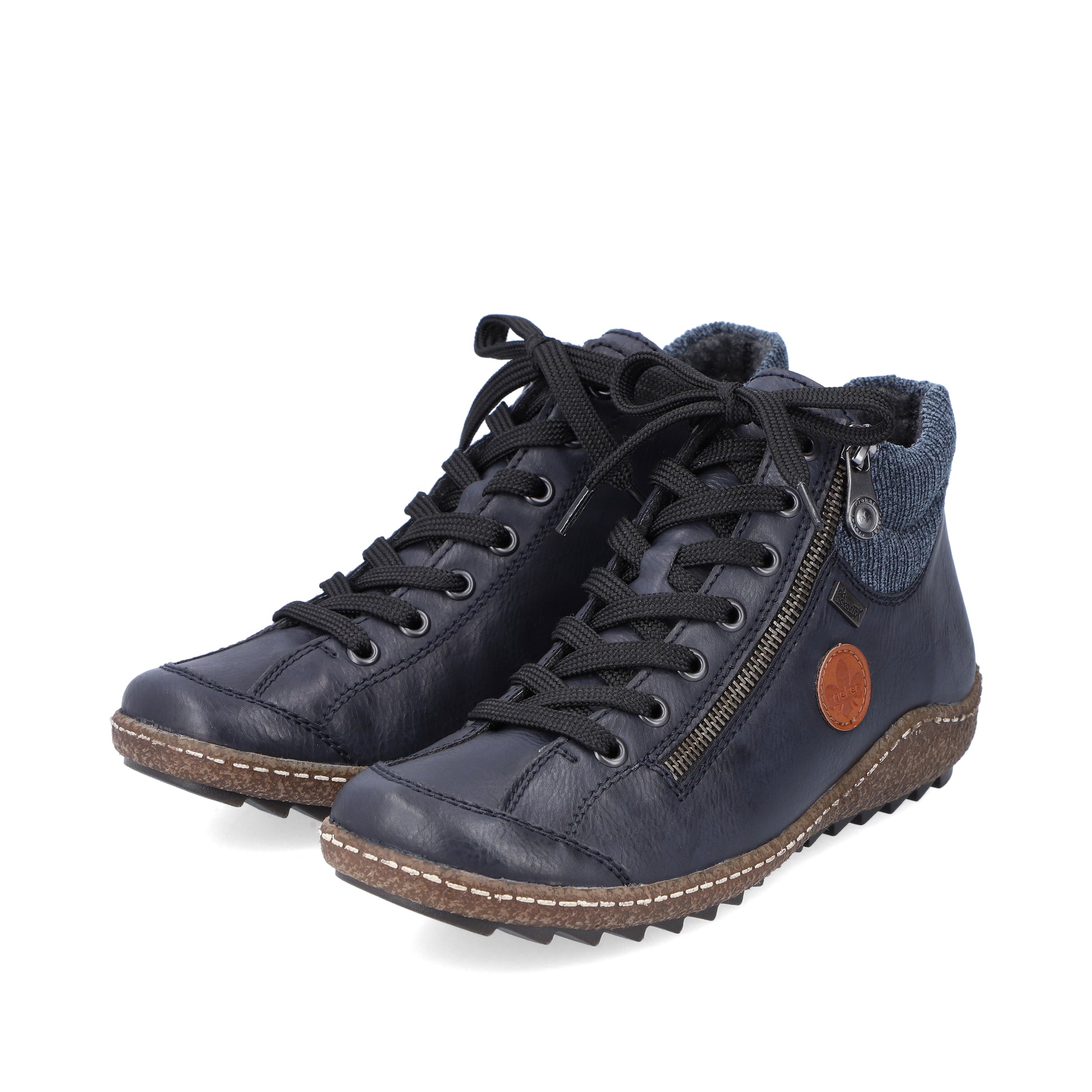 Blue Zip Boots for Women | Rieker L7514-14