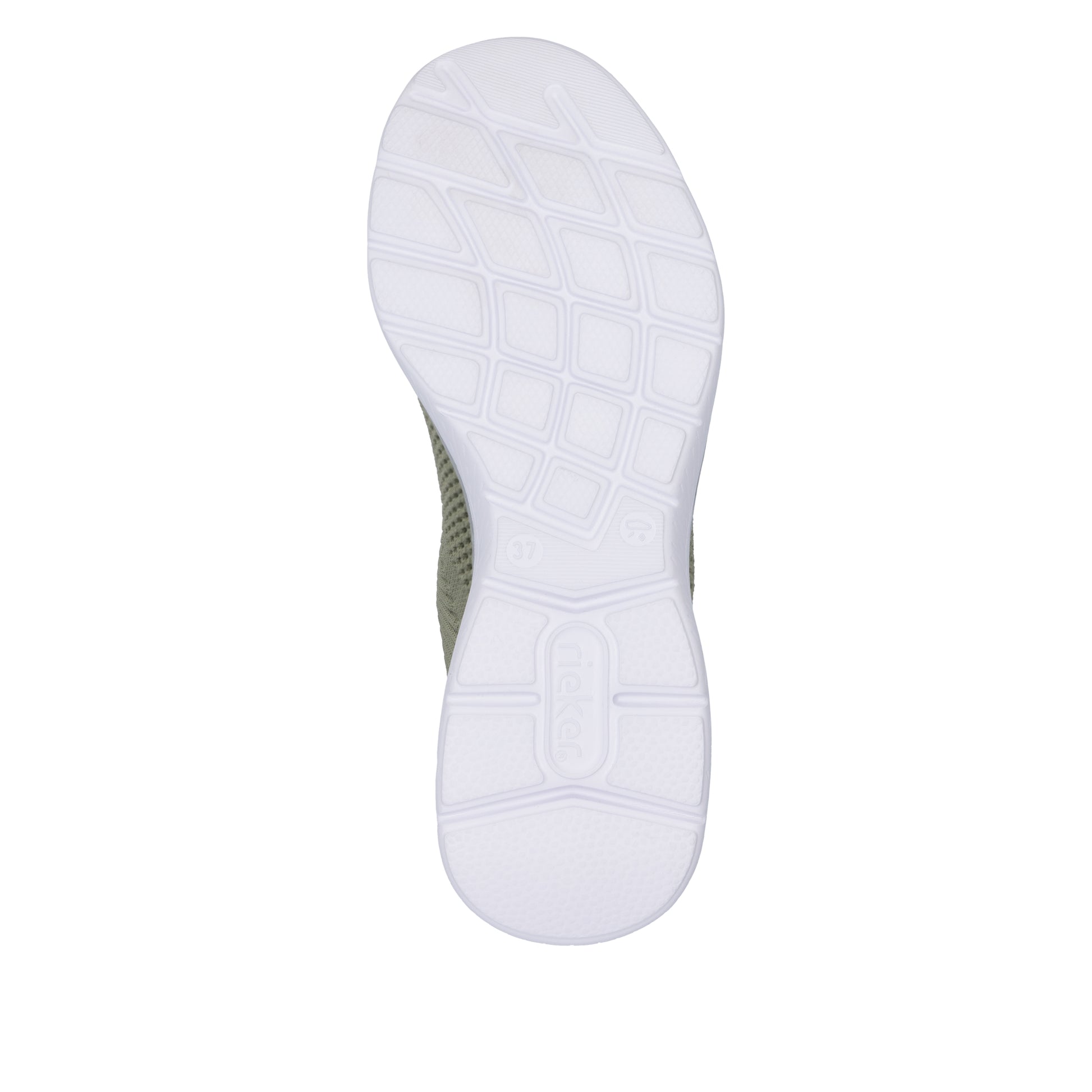 Green Elasticated Shoes for Women | Rieker M5072-52