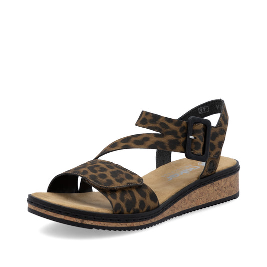 Rieker Woman's Sandals - Multi-Coloured | V3660-90
