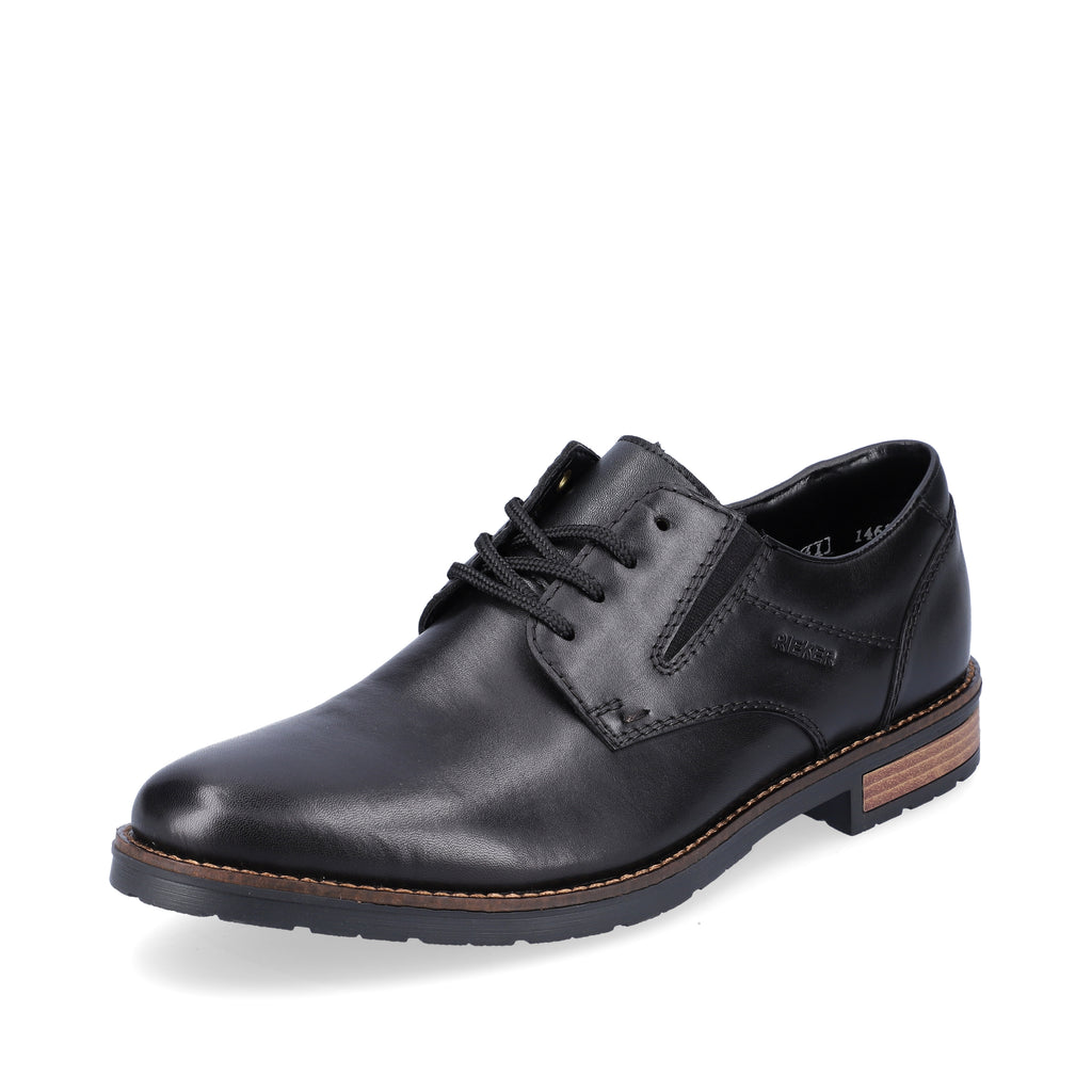 Black Elasticated Shoes for Men | Rieker 14621-00