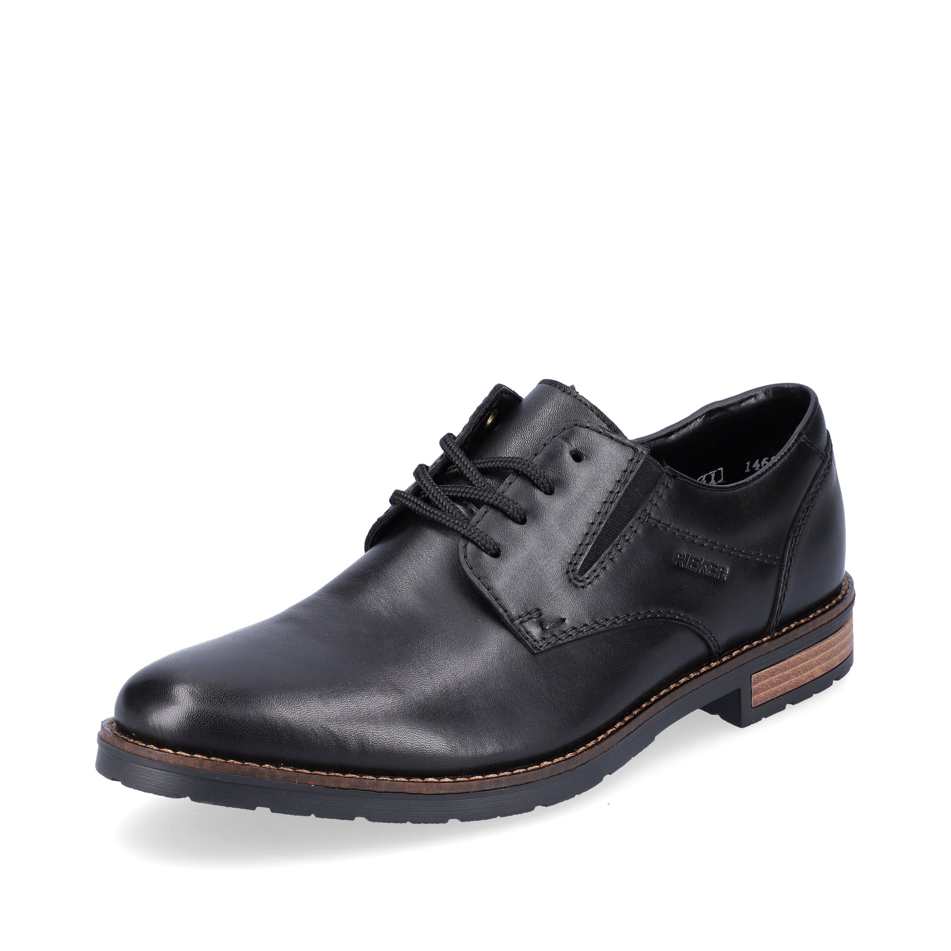 Black Elasticated Shoes for Men | Rieker 14621-00