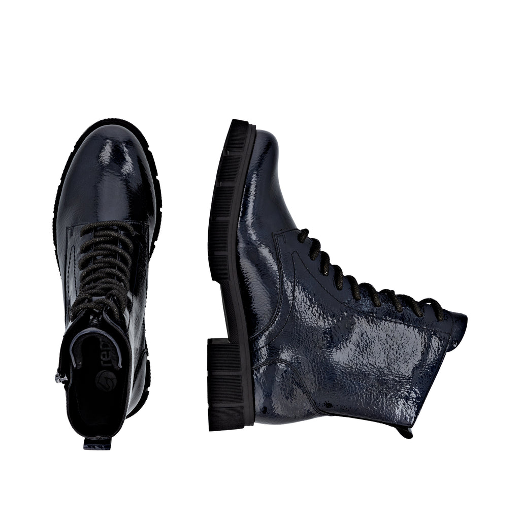 Blue Zip Boots for Women | Remonte D2S72-14