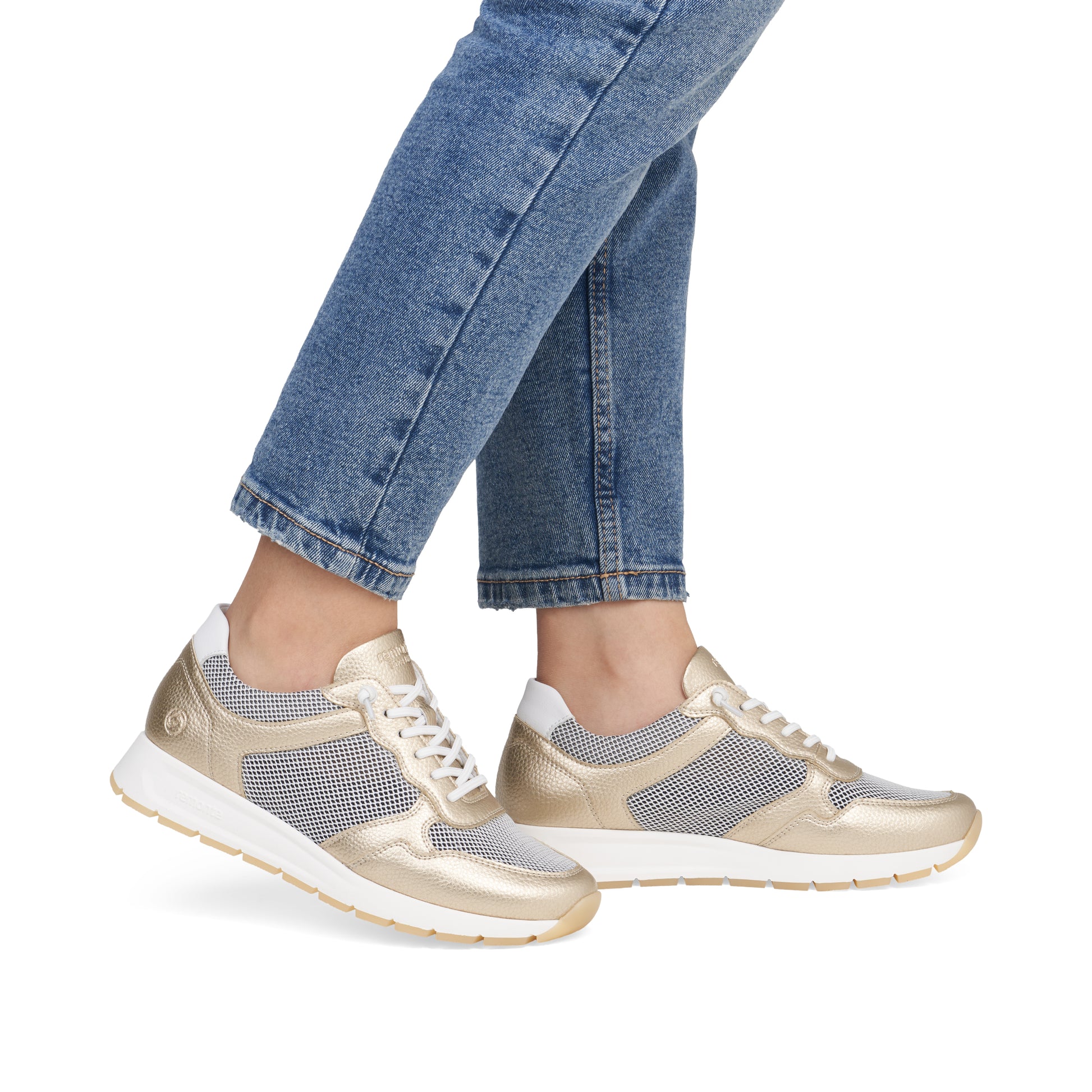 Metallic Elasticated Shoes for Women | Remonte D2G03-90
