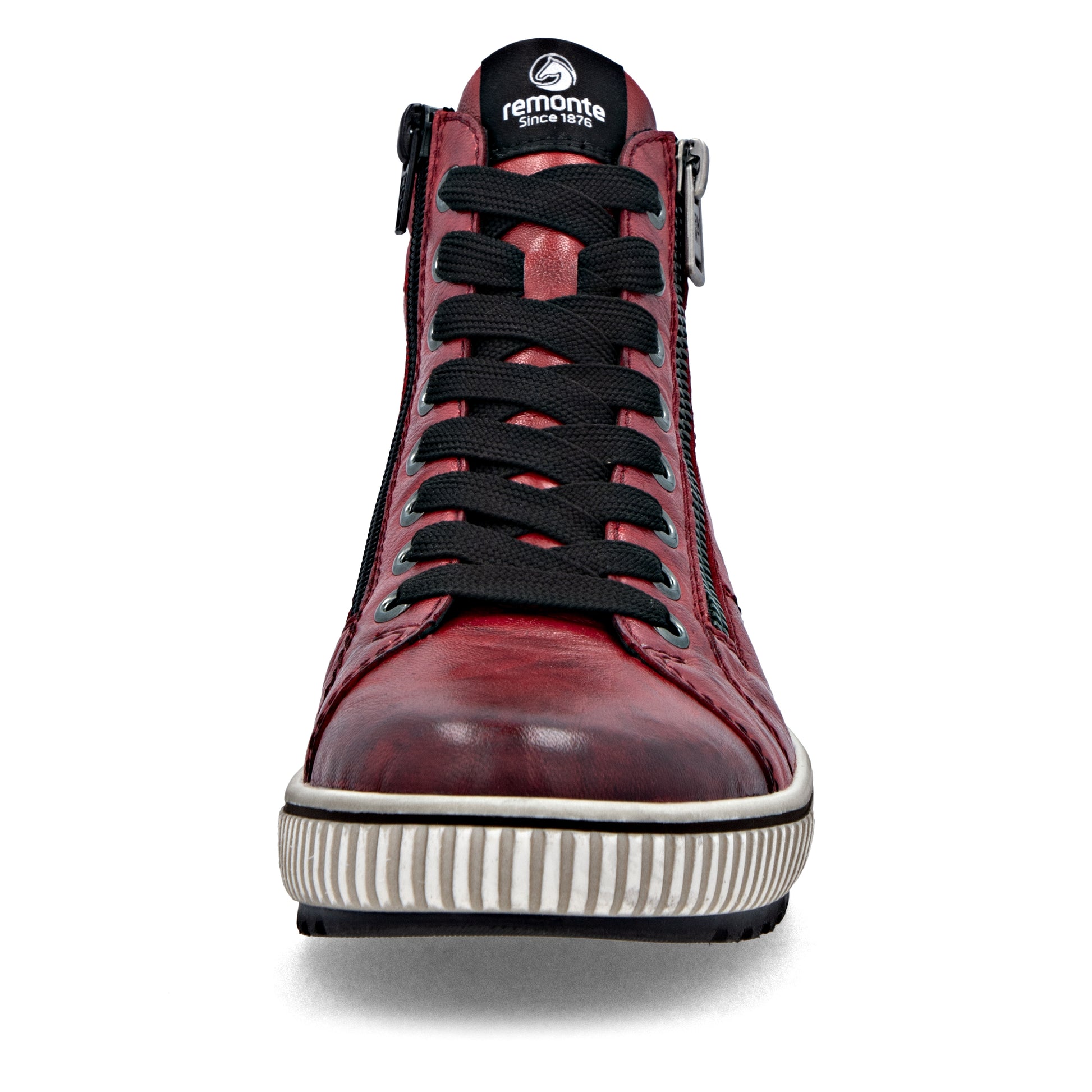 Red Zip Boots for Women | Remonte D0772-36