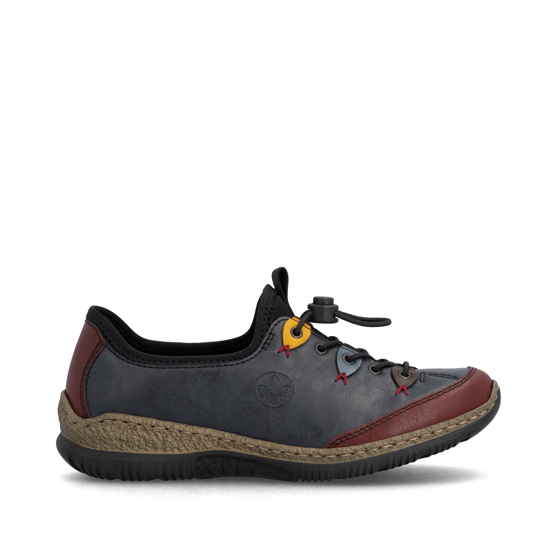 Blue Elasticated Shoes for Women | Rieker N3271-35