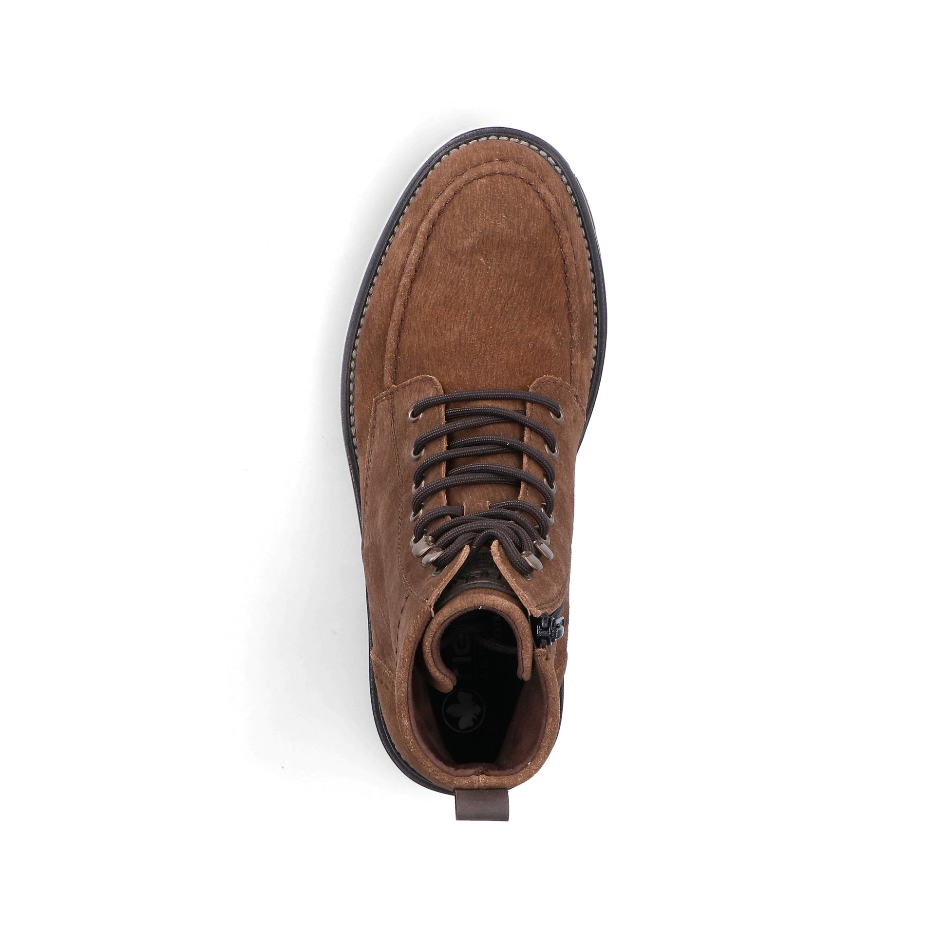 Brown Zip Boots for Men | Rieker 30414-25