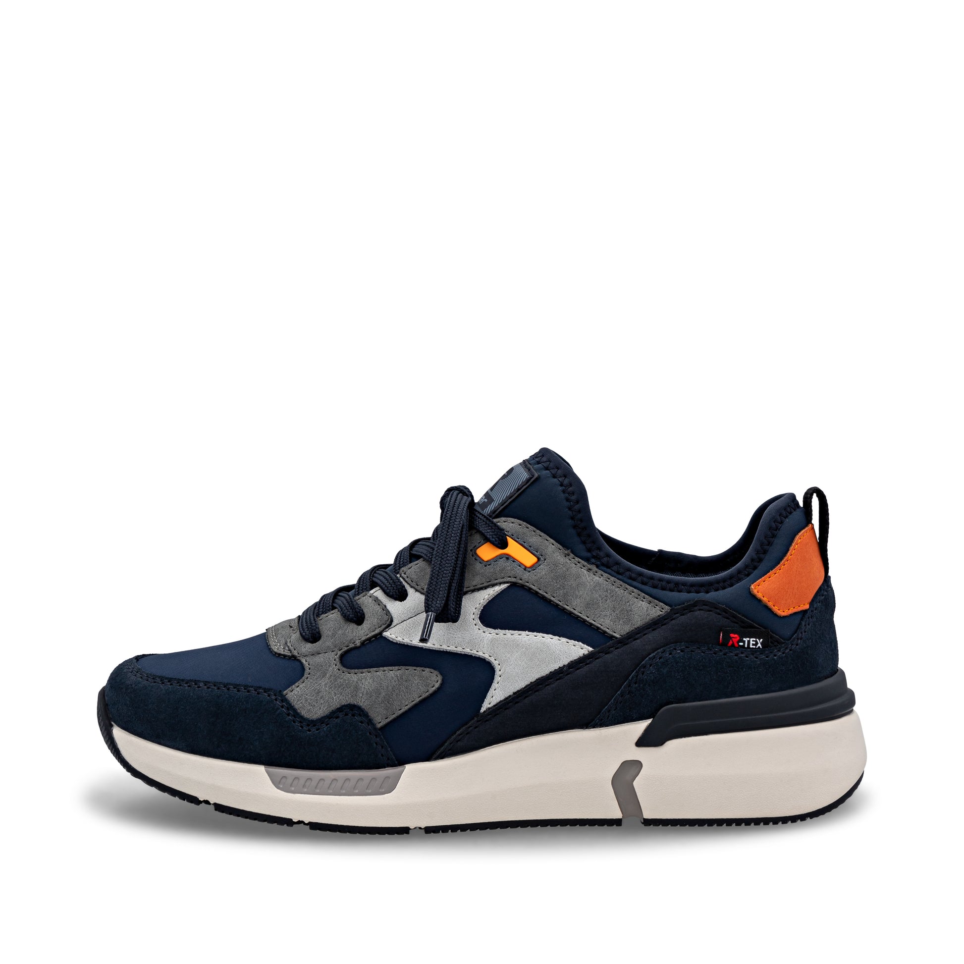 Blue Elasticated Shoes for Men | Rieker U1403-15