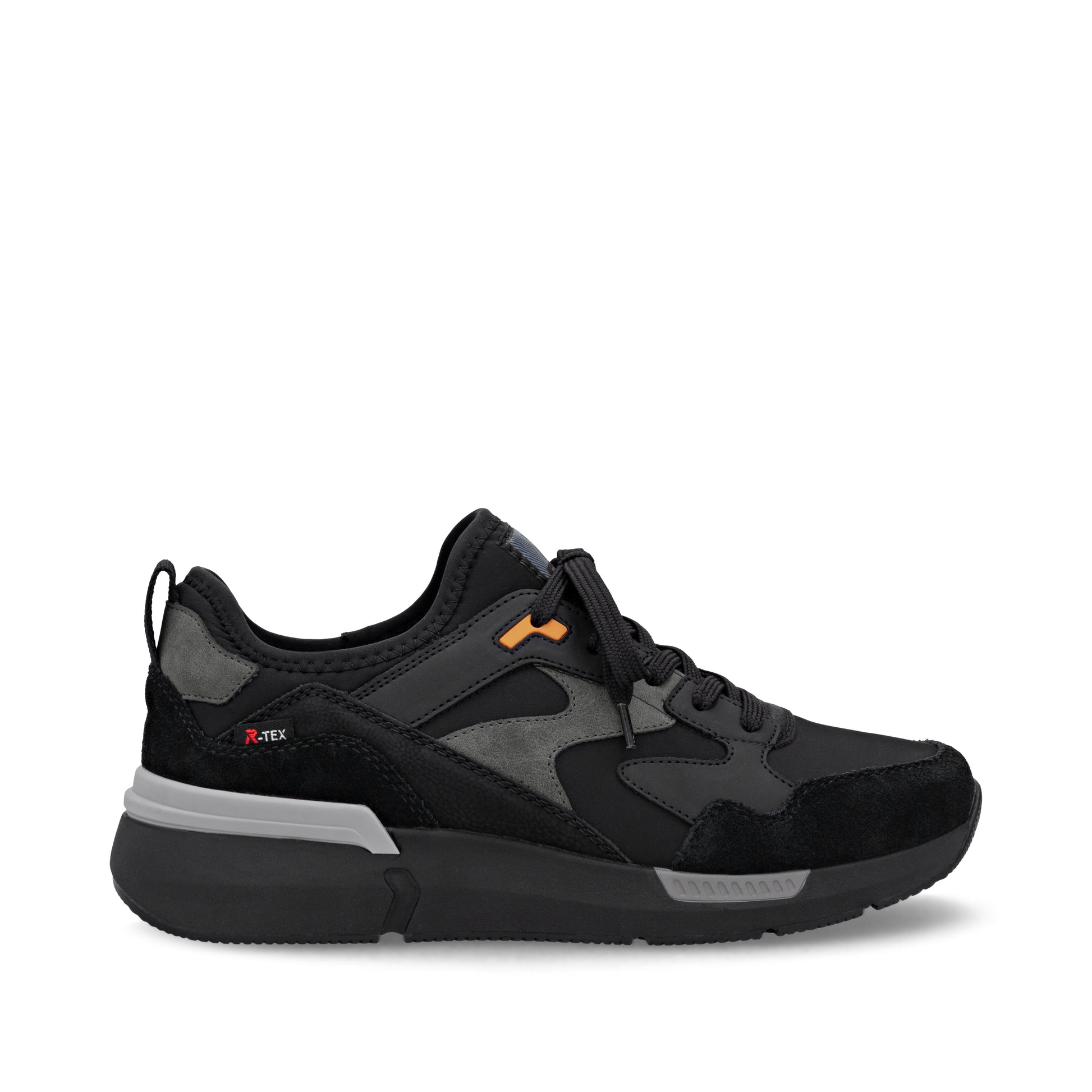 Black Elasticated Shoes for Men | Rieker U1403-01