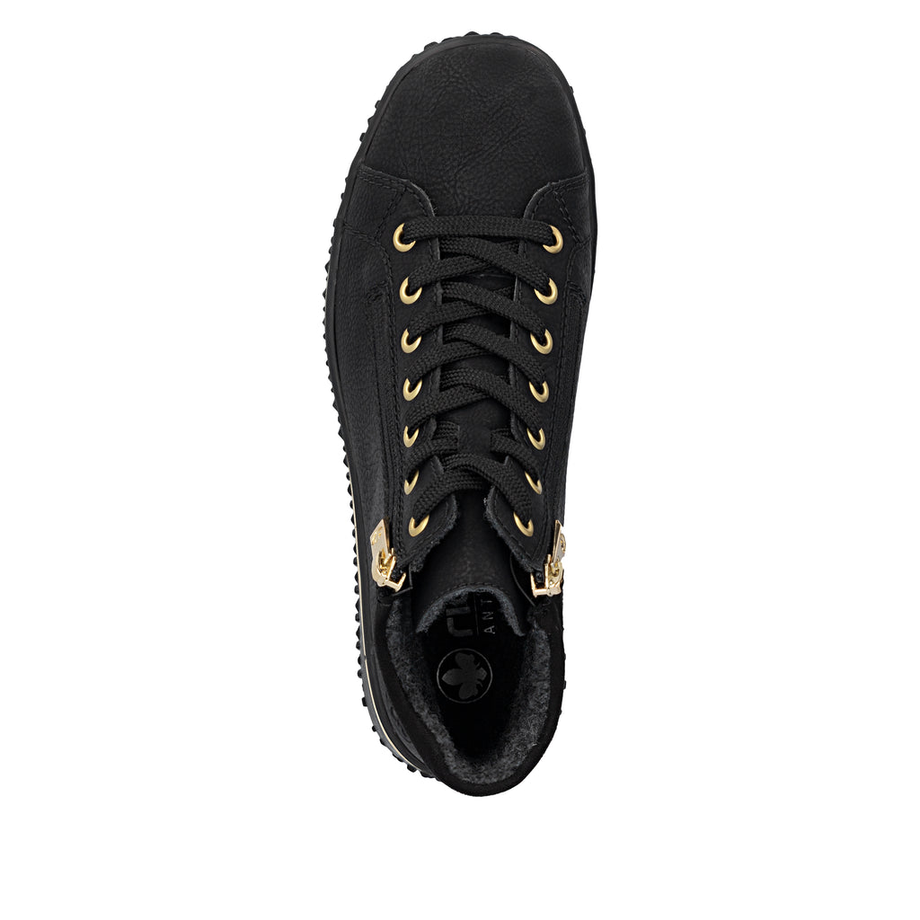 Black Zip Boots for Women | Rieker Z4263-00