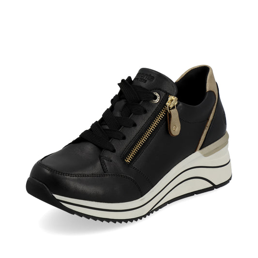 remonte Women's Trainer - Black | D0T03-01