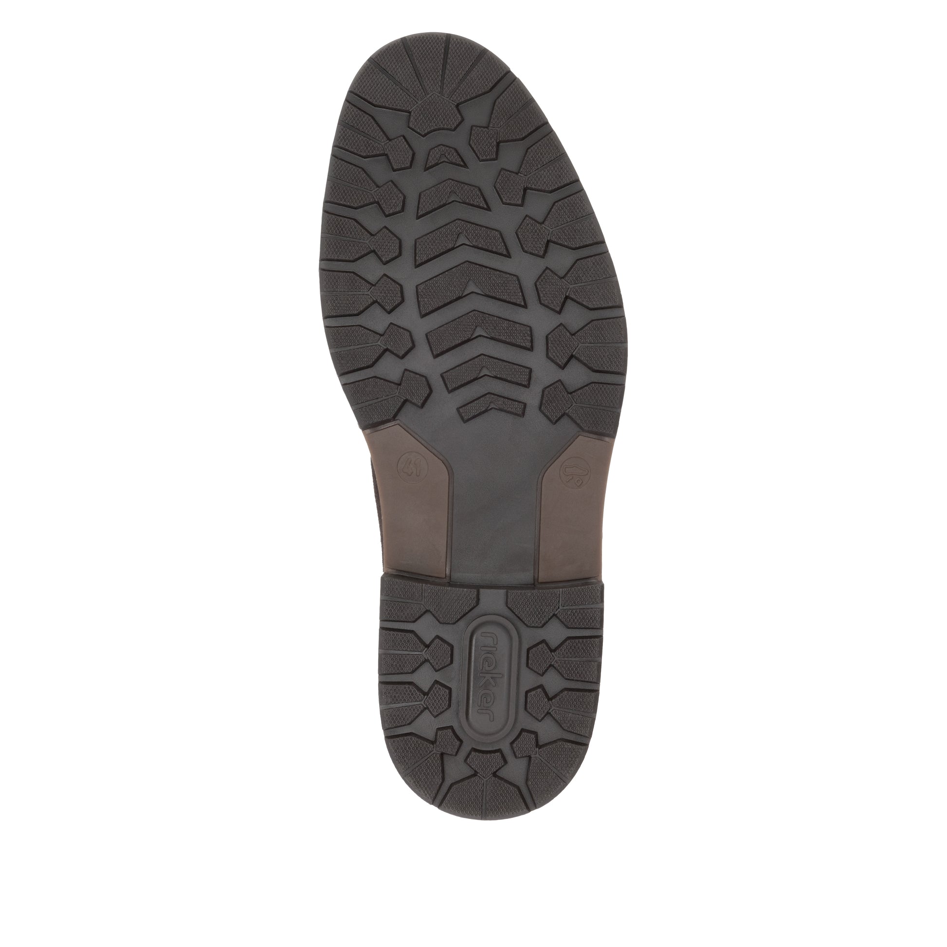 Brown Elasticated Boots for Men | Rieker 13700-25