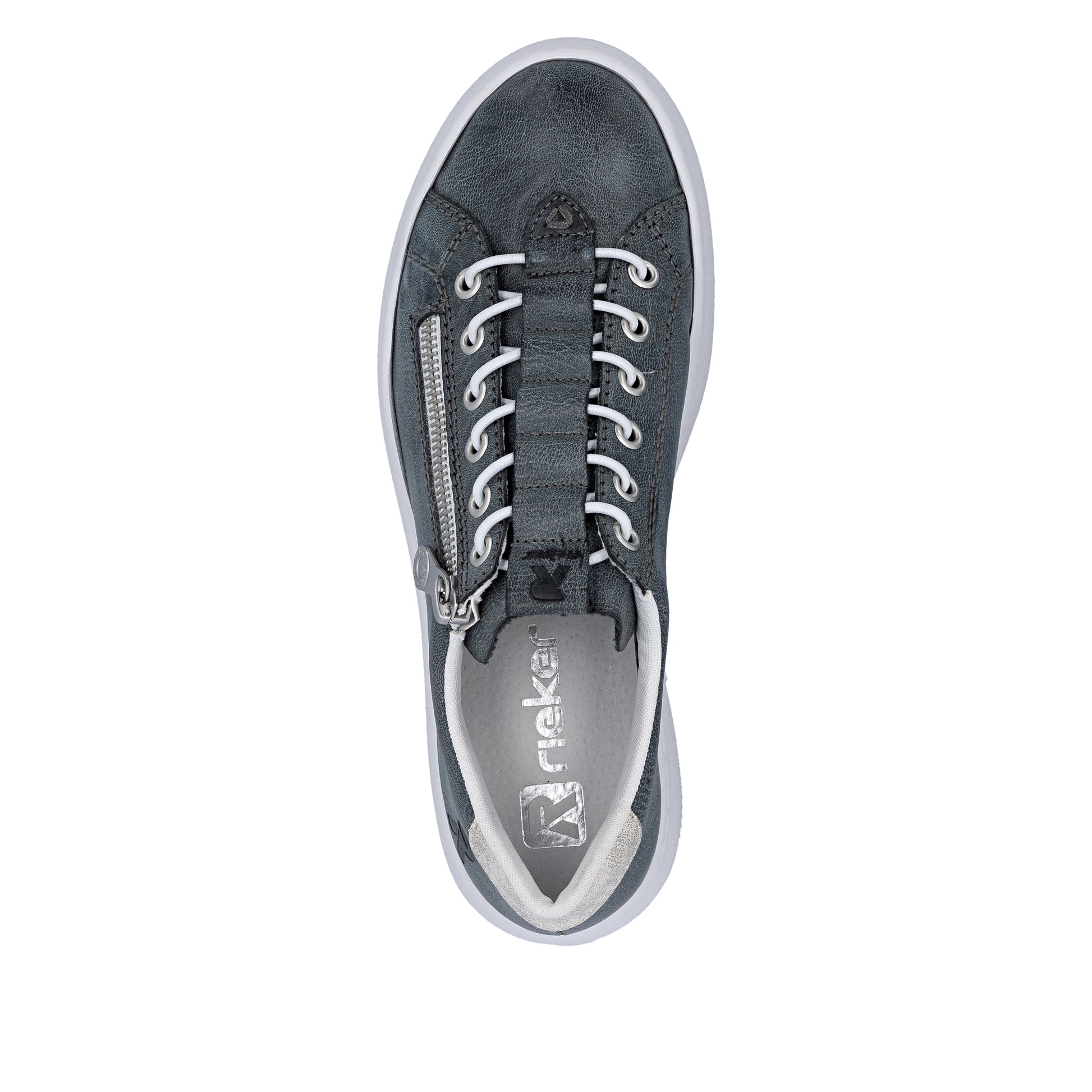 Blue Zip Shoes for Women | Rieker M1953-14