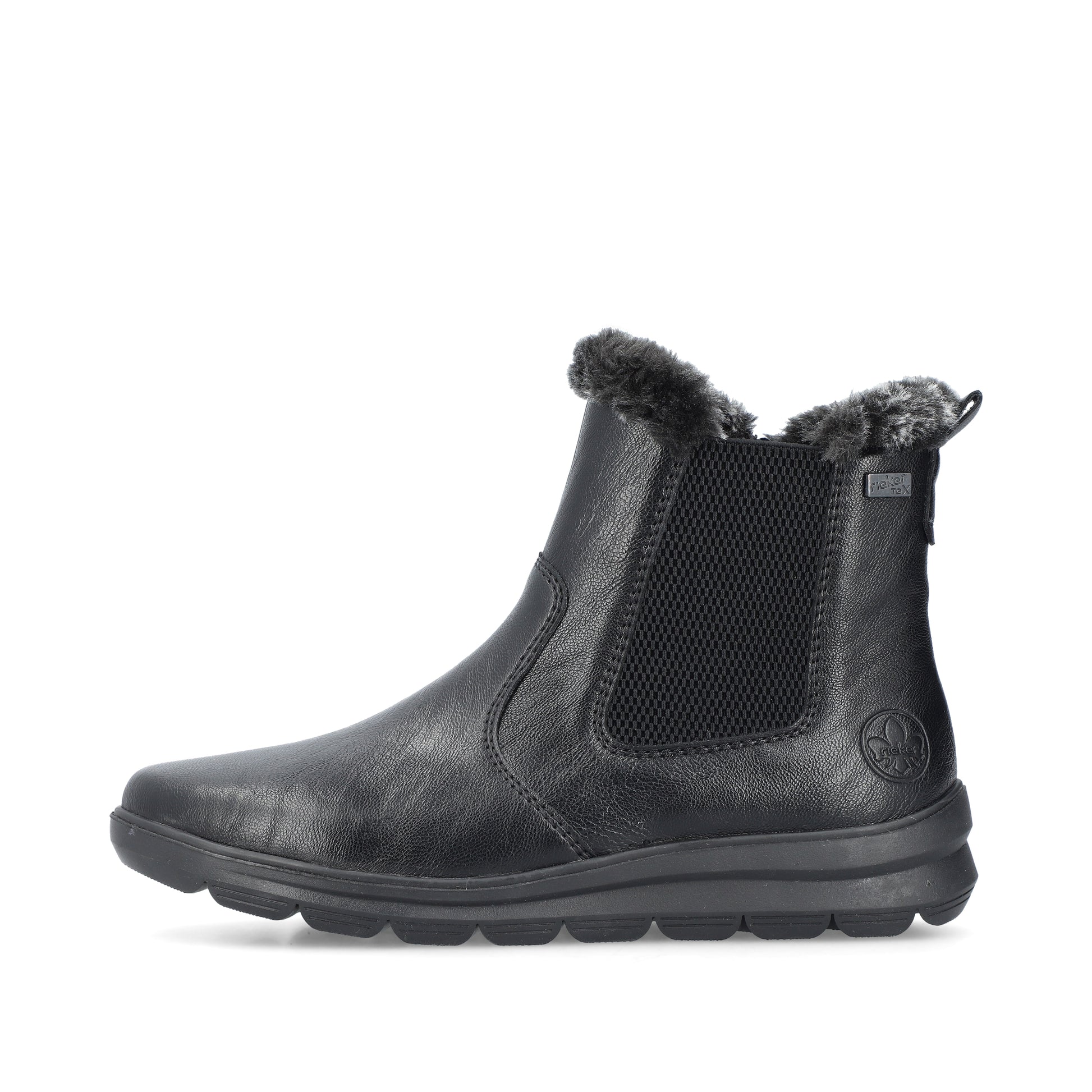 Black Zip Boots for Women | Rieker Z0061-00