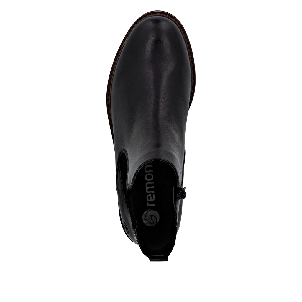 Black Zip Boots for Women | Remonte D2Q70-00