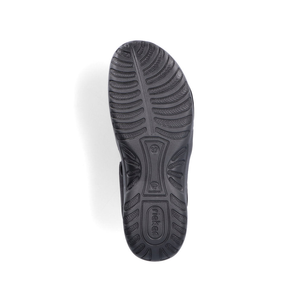 Rieker Women's Walking  Sandal - Black | 64870-00