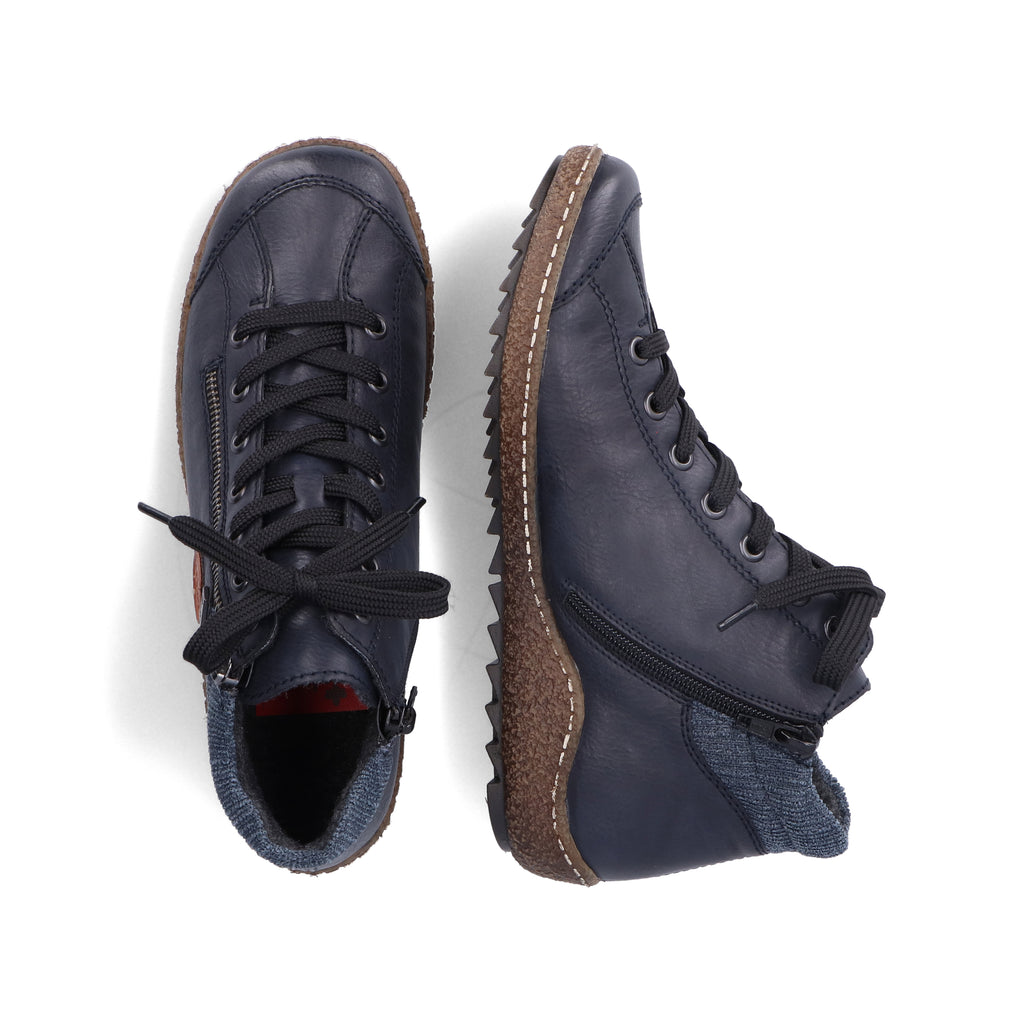 Blue Zip Boots for Women | Rieker L7514-14