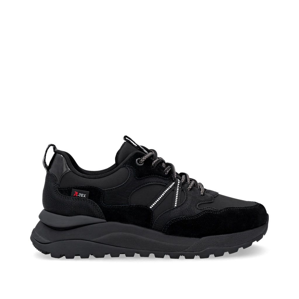 Black Elasticated Shoes for Women | Rieker W2501-00