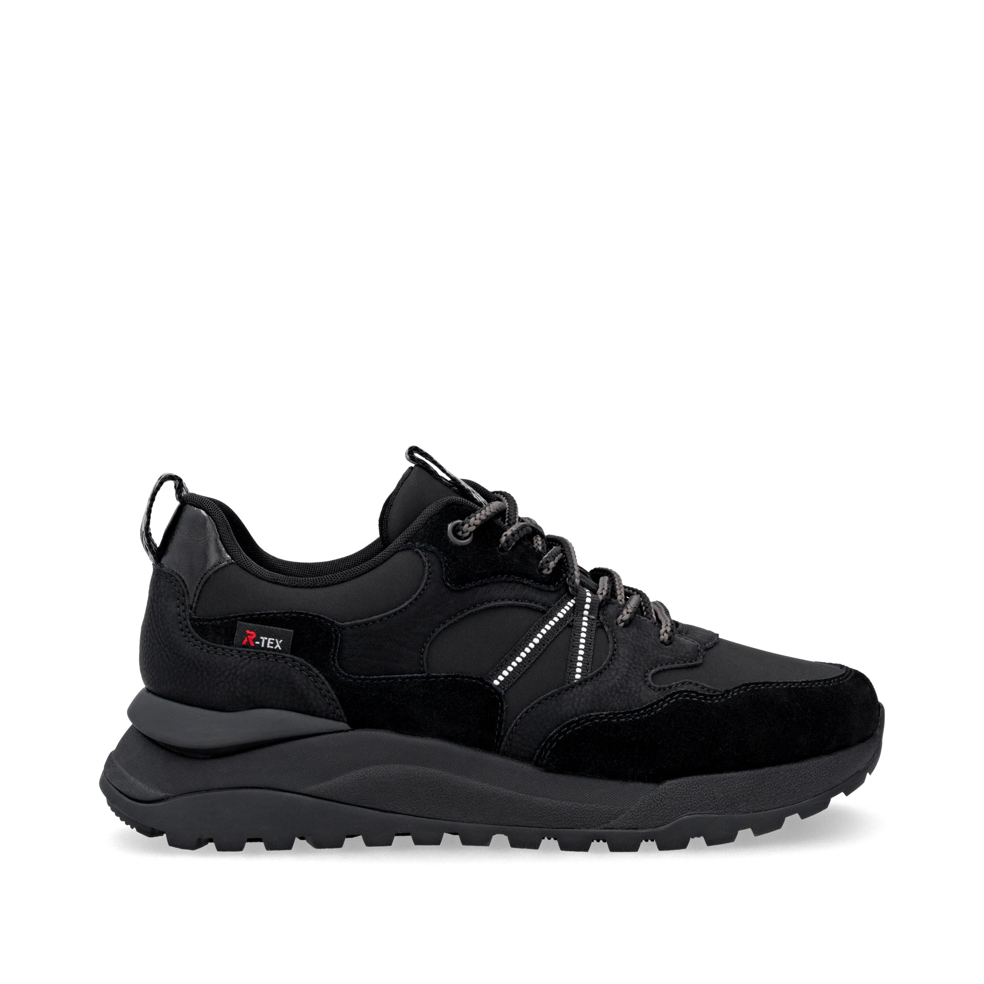 Black Elasticated Shoes for Women | Rieker W2501-00