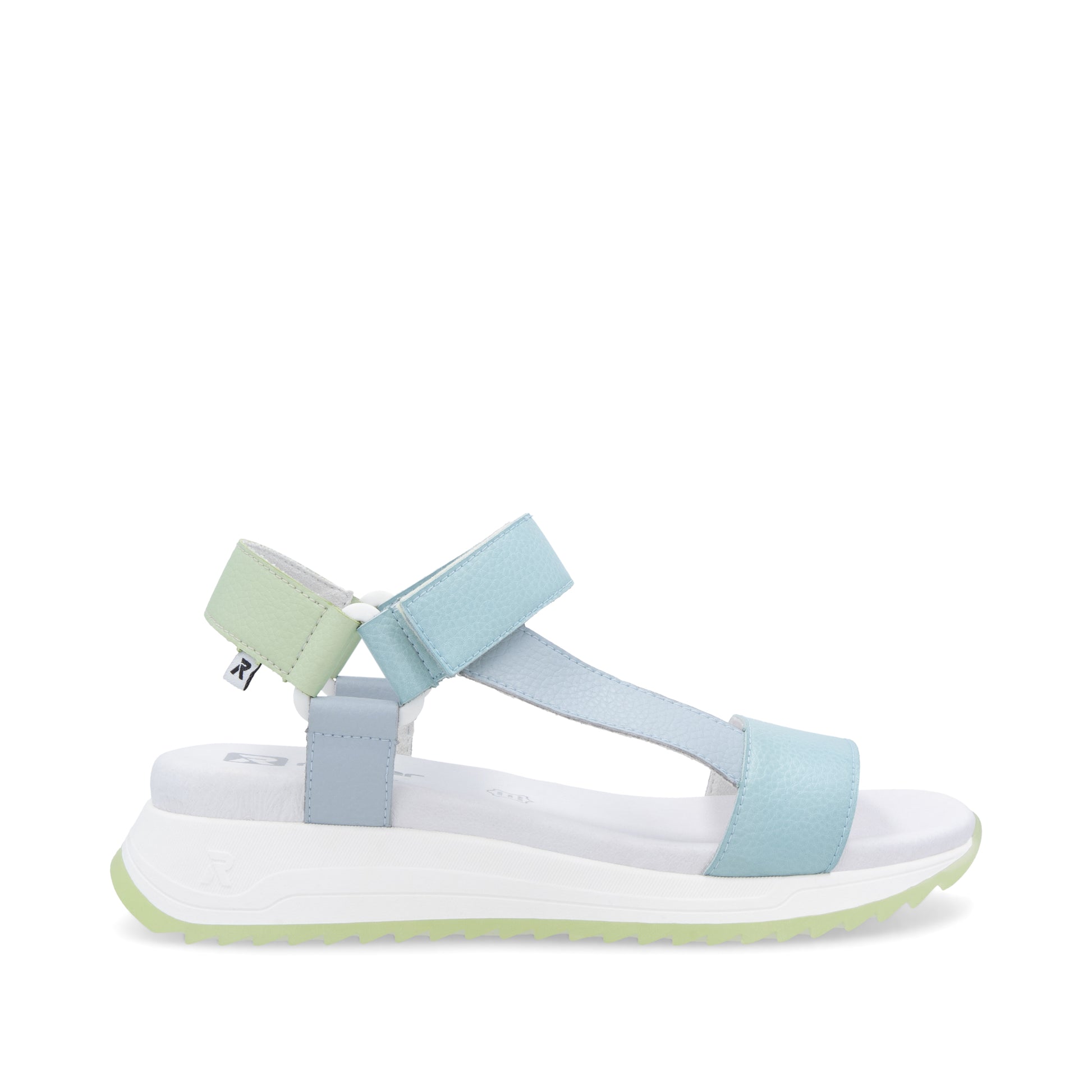 Blue Hook & Loop Sandals for Women | Rieker W2951-10