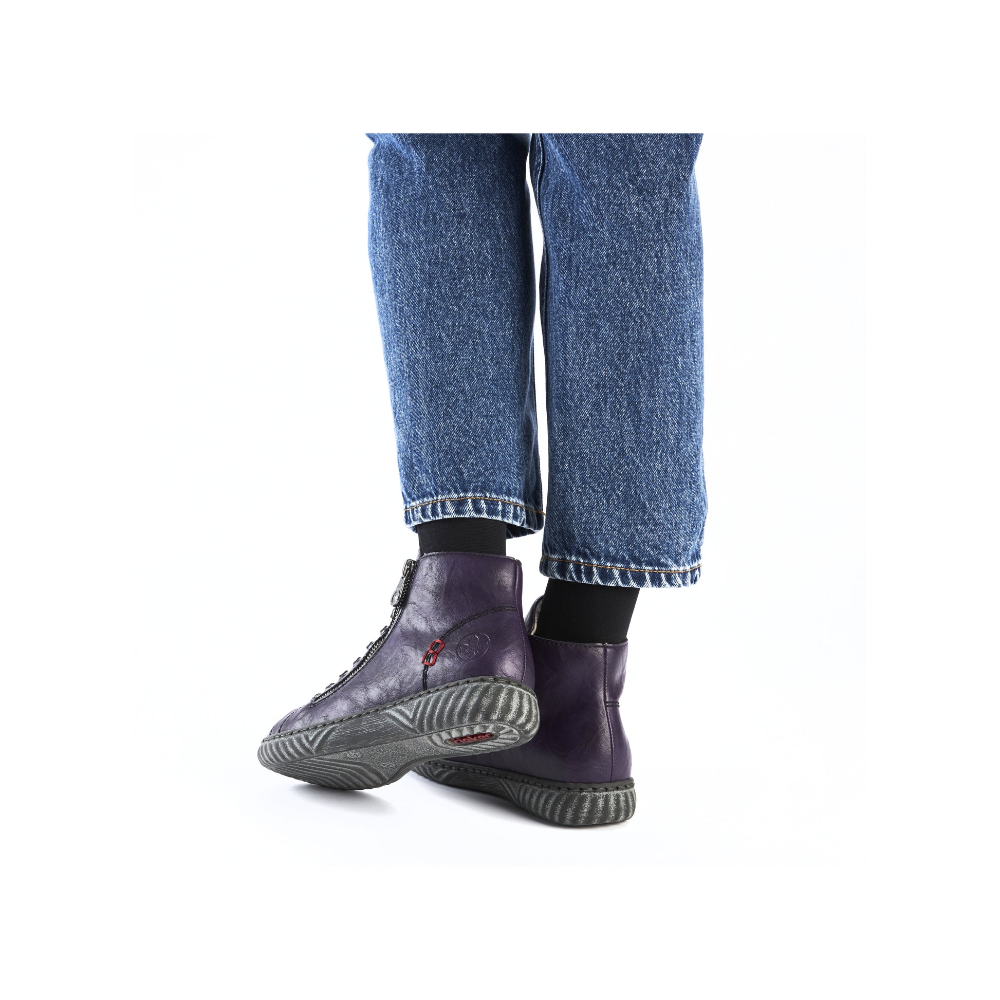 Pink Zip Boots for Women | Rieker N0921-31