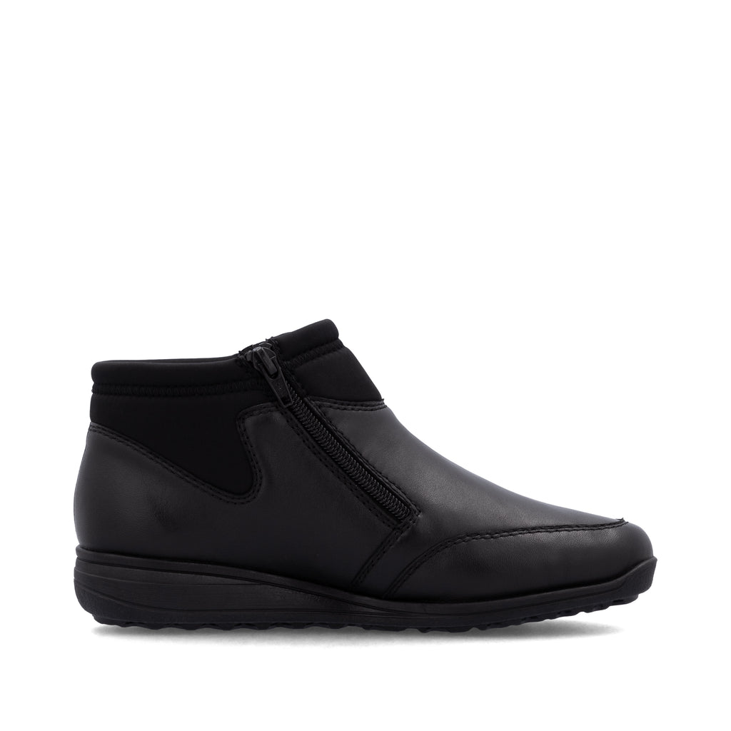 Black Zip Boots for Women | Rieker 47270-00