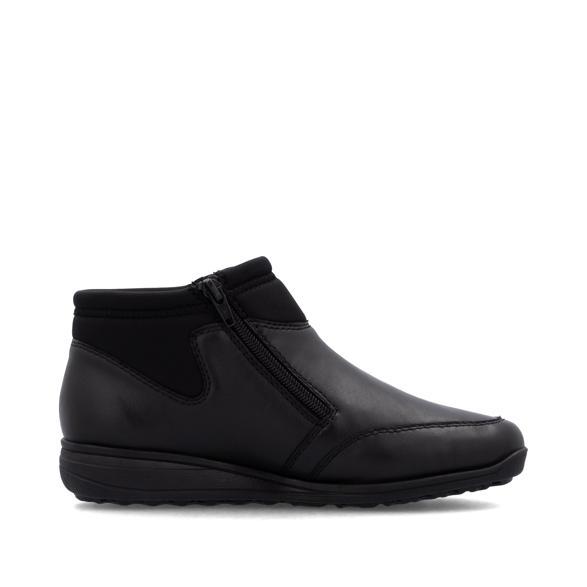 Black Zip Boots for Women | Rieker 47270-00