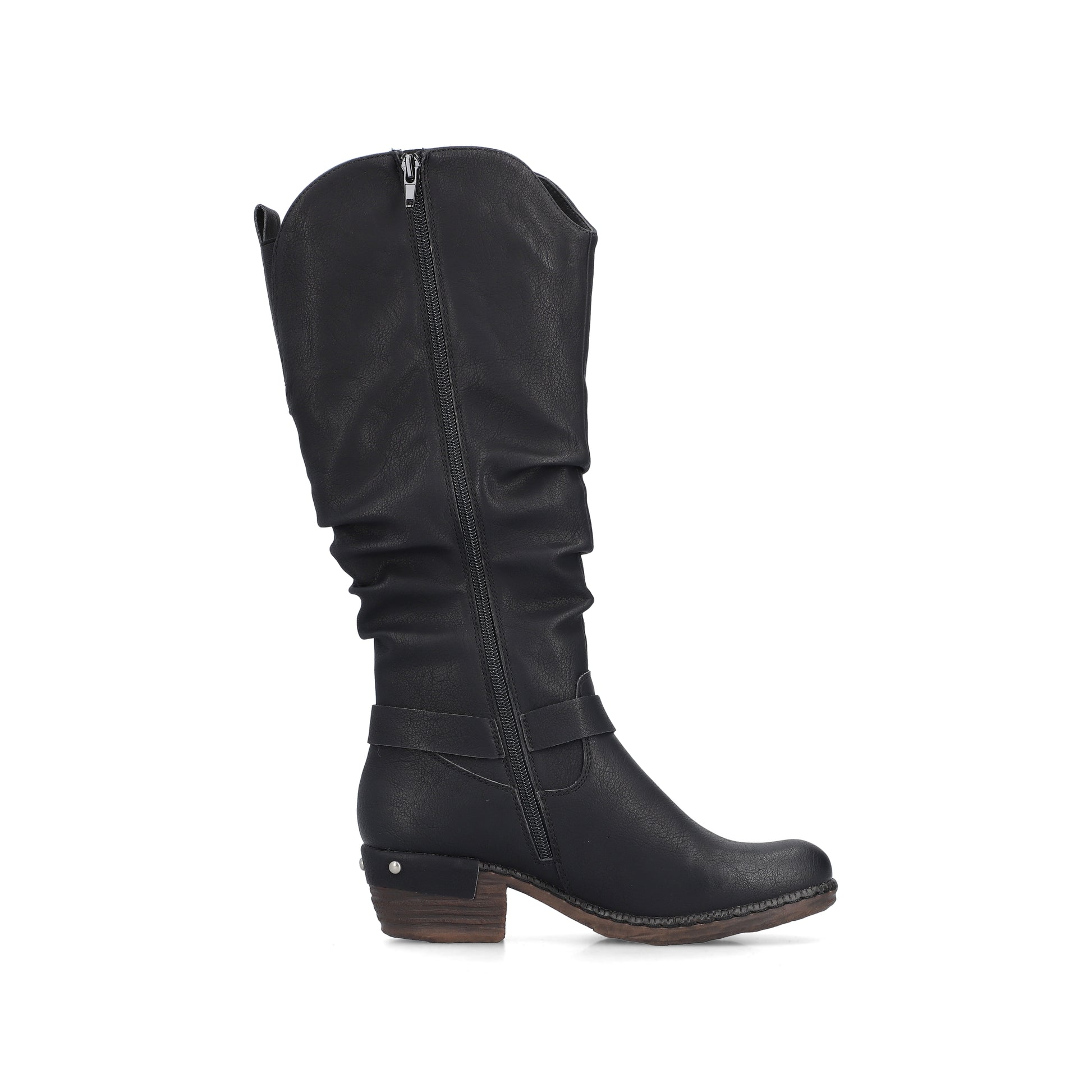 Black Zip Boots for Women | Rieker 93670-00