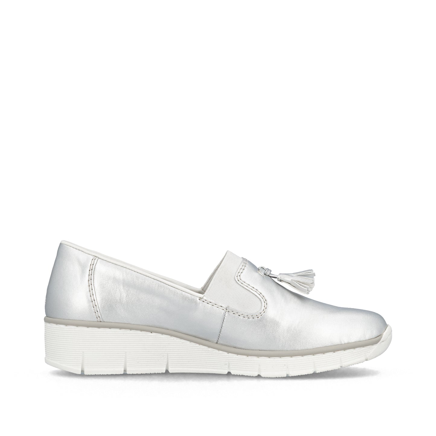 Rieker Woman's Shoes - Silver/Platinum | 53751-90