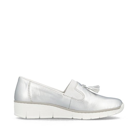 Rieker Woman's Shoes - Silver/Platinum | 53751-90
