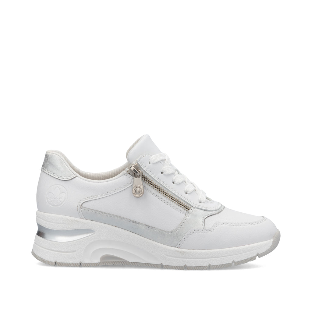 White Zip Shoes for Women | Rieker N9301-80