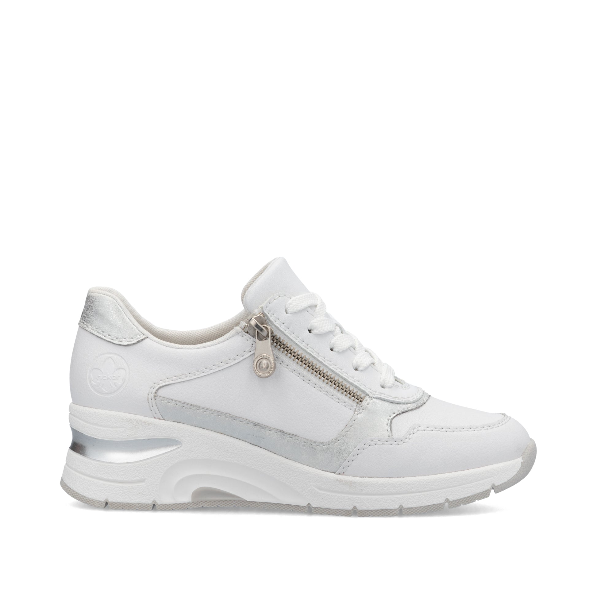 White Zip Shoes for Women | Rieker N9301-80