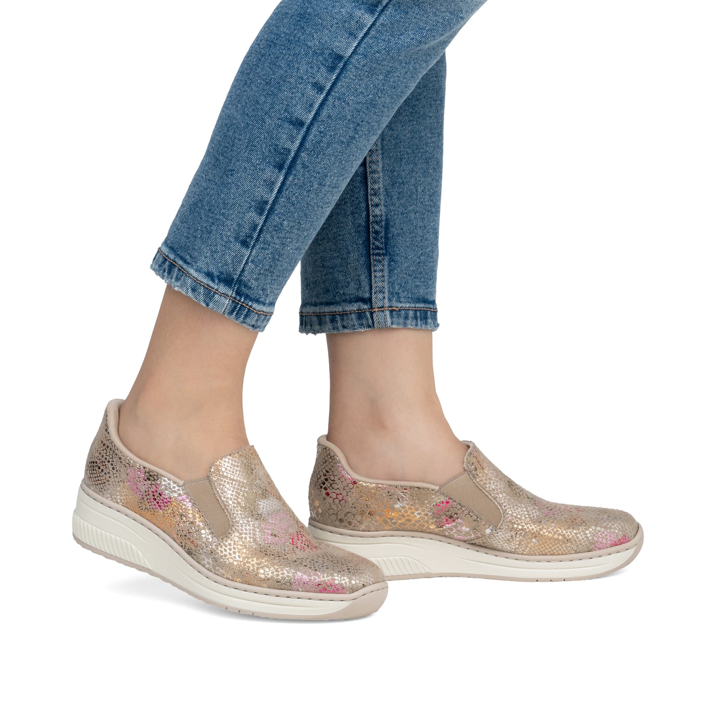 Rieker Women's Casual Slip-on Shoe - Multi | 48761-90