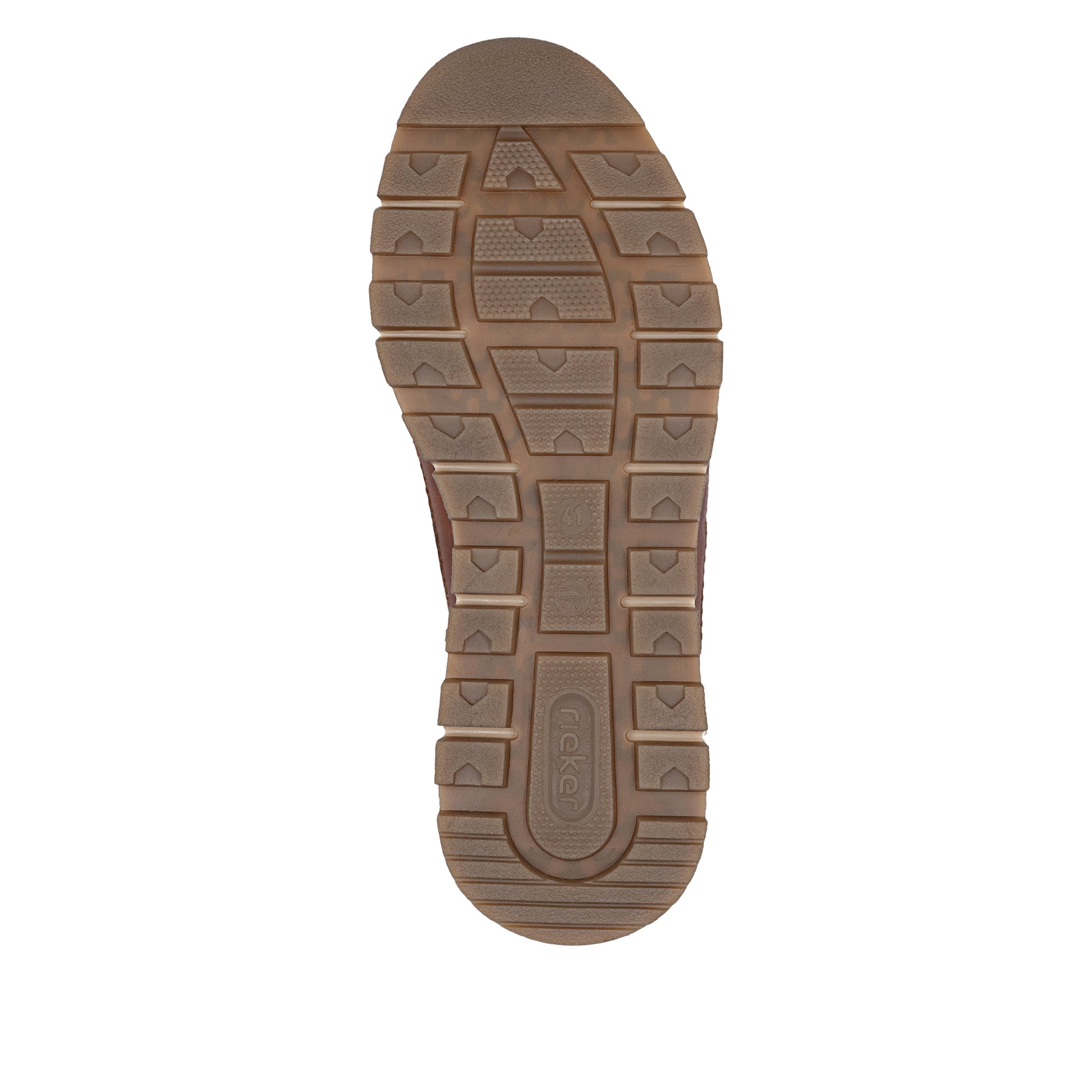 Brown Zip Shoes for Men | Rieker B0507-24